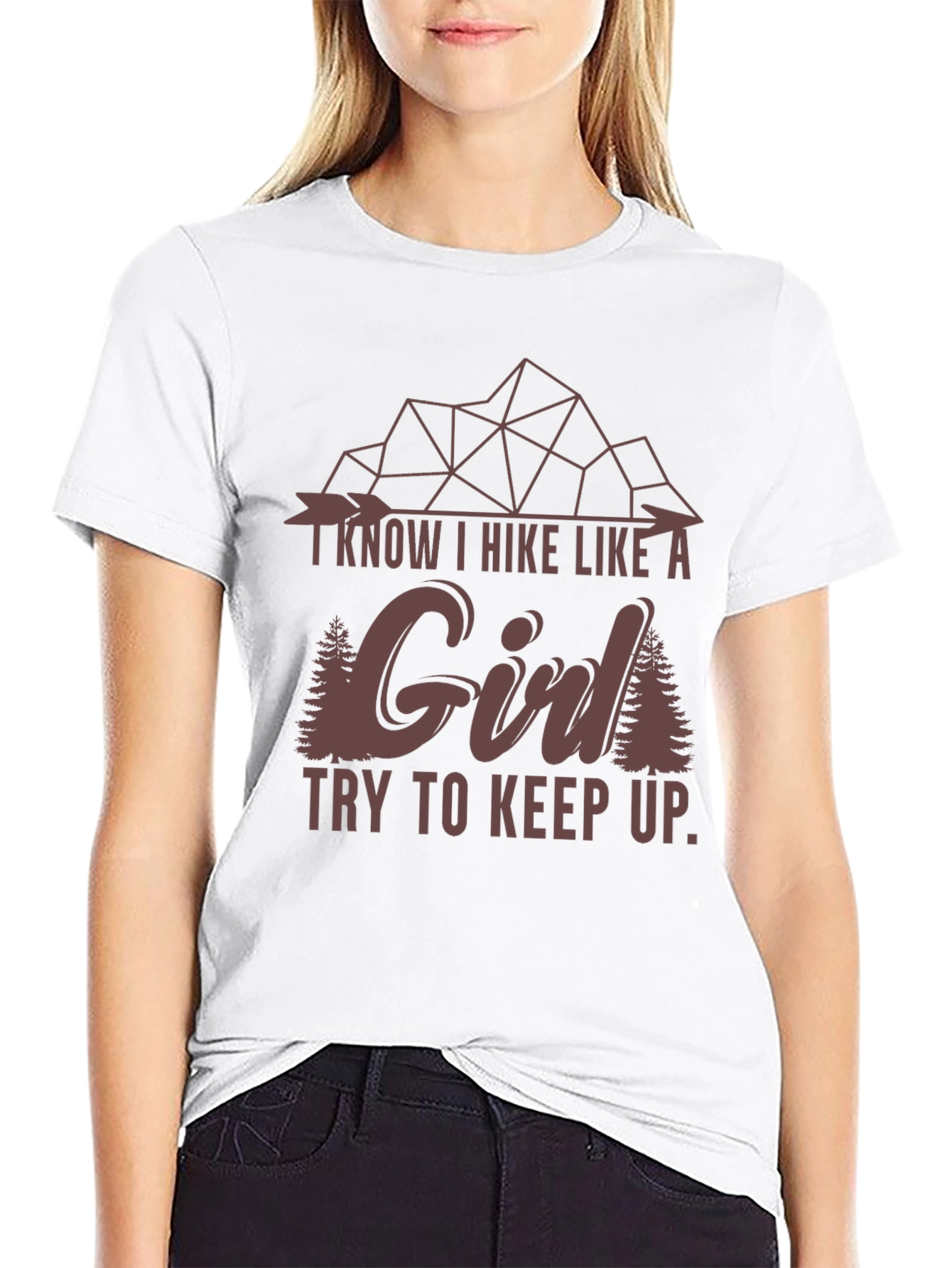 I Hike Like a Girl Graphic Tee