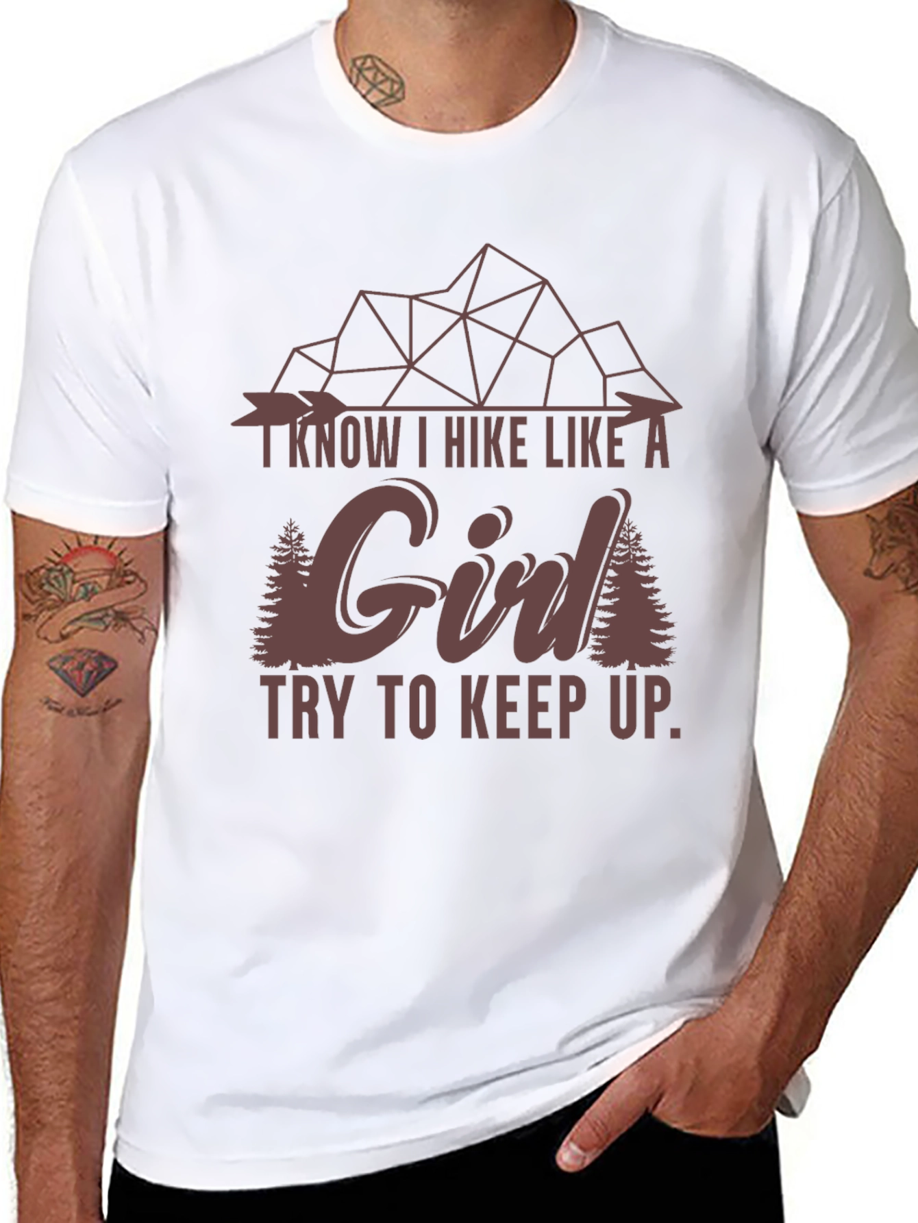 I Hike Like a Girl Graphic Tee