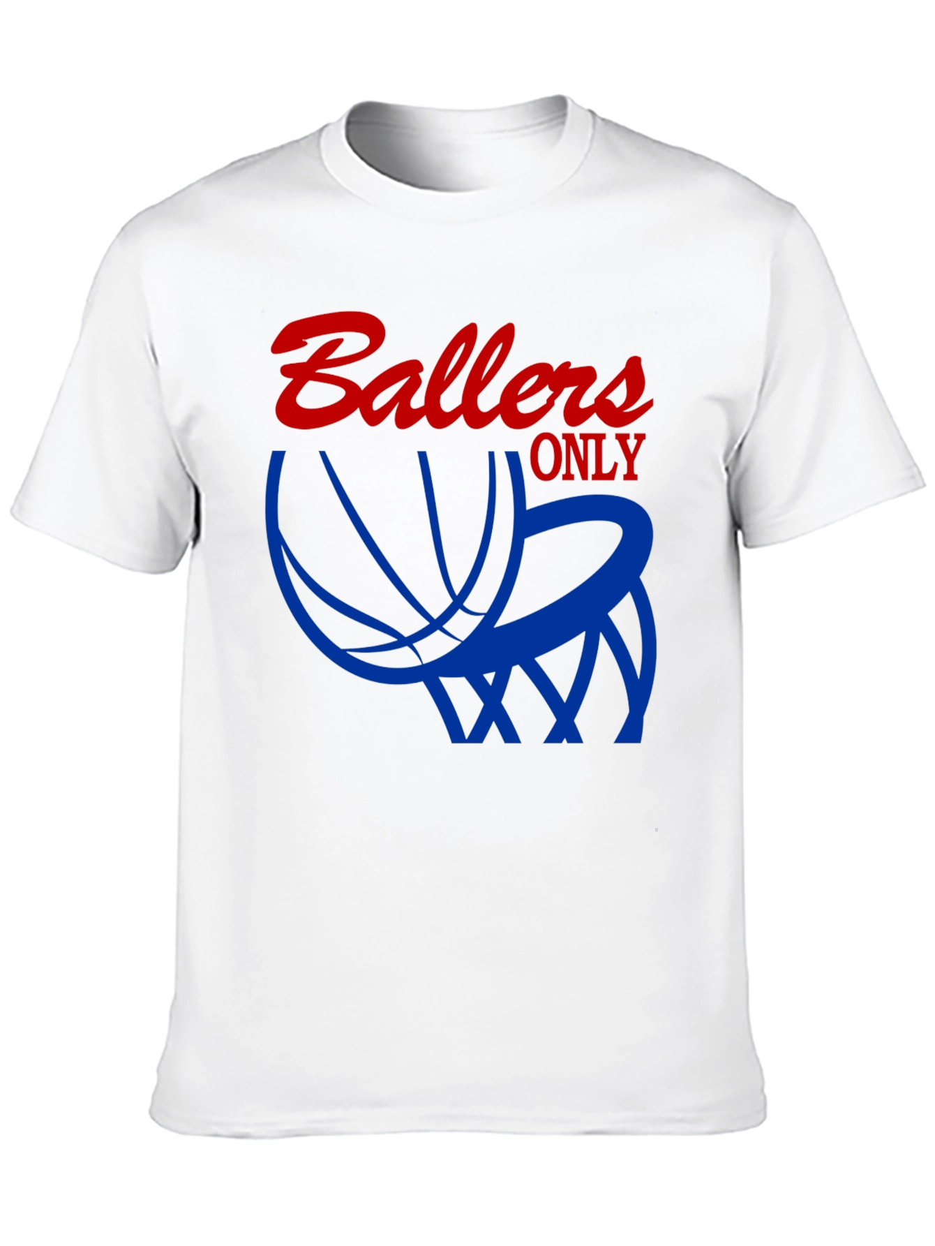 Ballers Only Graphic T-Shirt - Black Cotton Tee