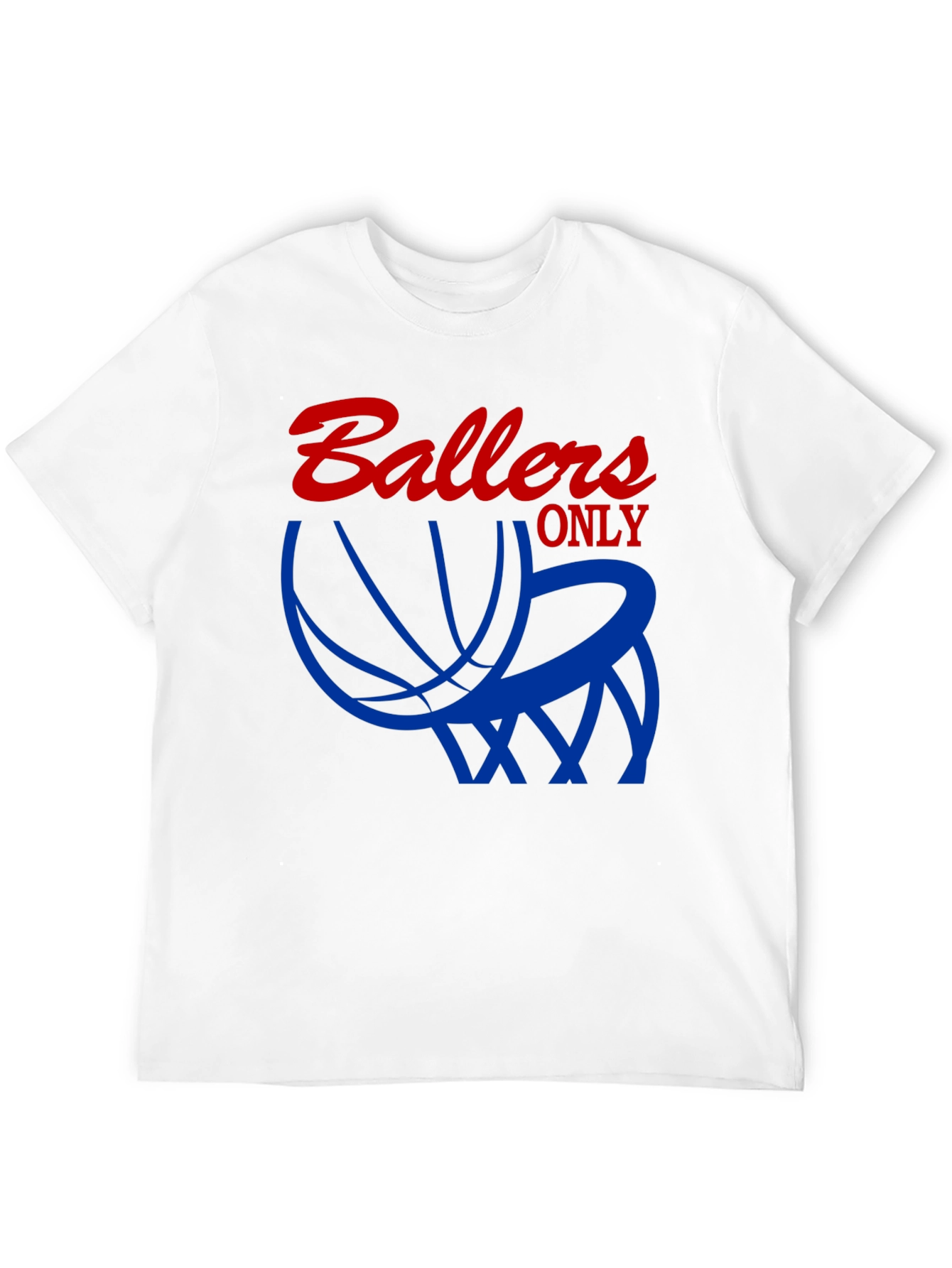 Ballers Only Graphic T-Shirt - Black Cotton Tee