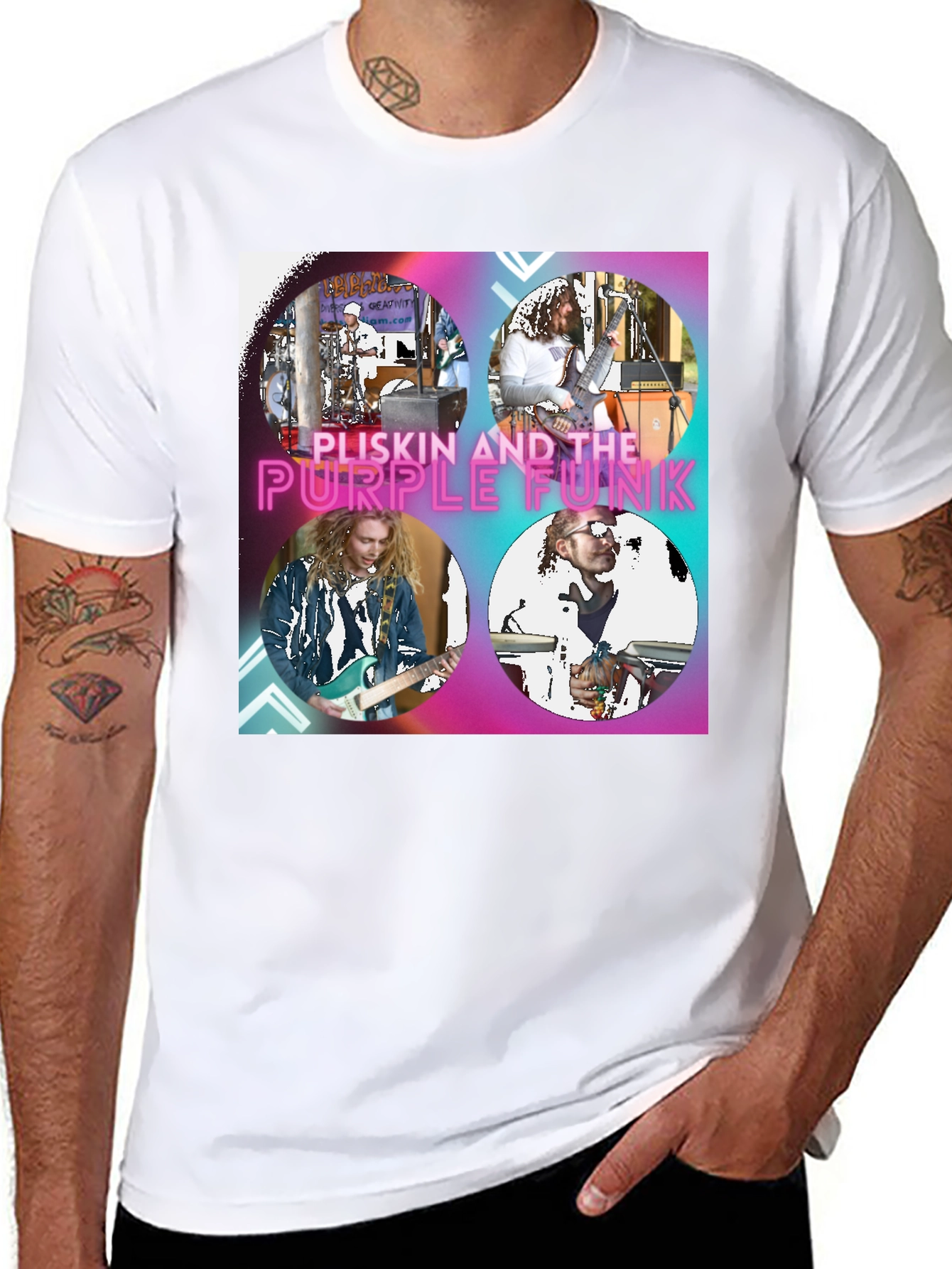 Pliskin and the Purple Funk Band Tee