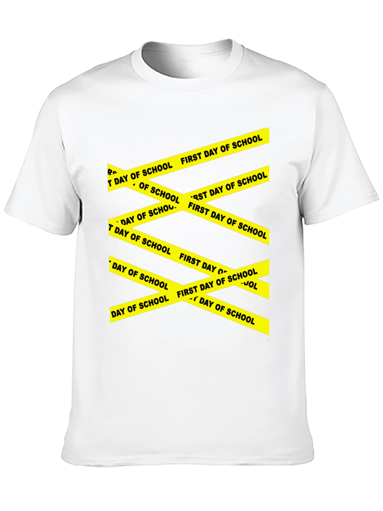 First Day of School Caution Tape T-Shirt