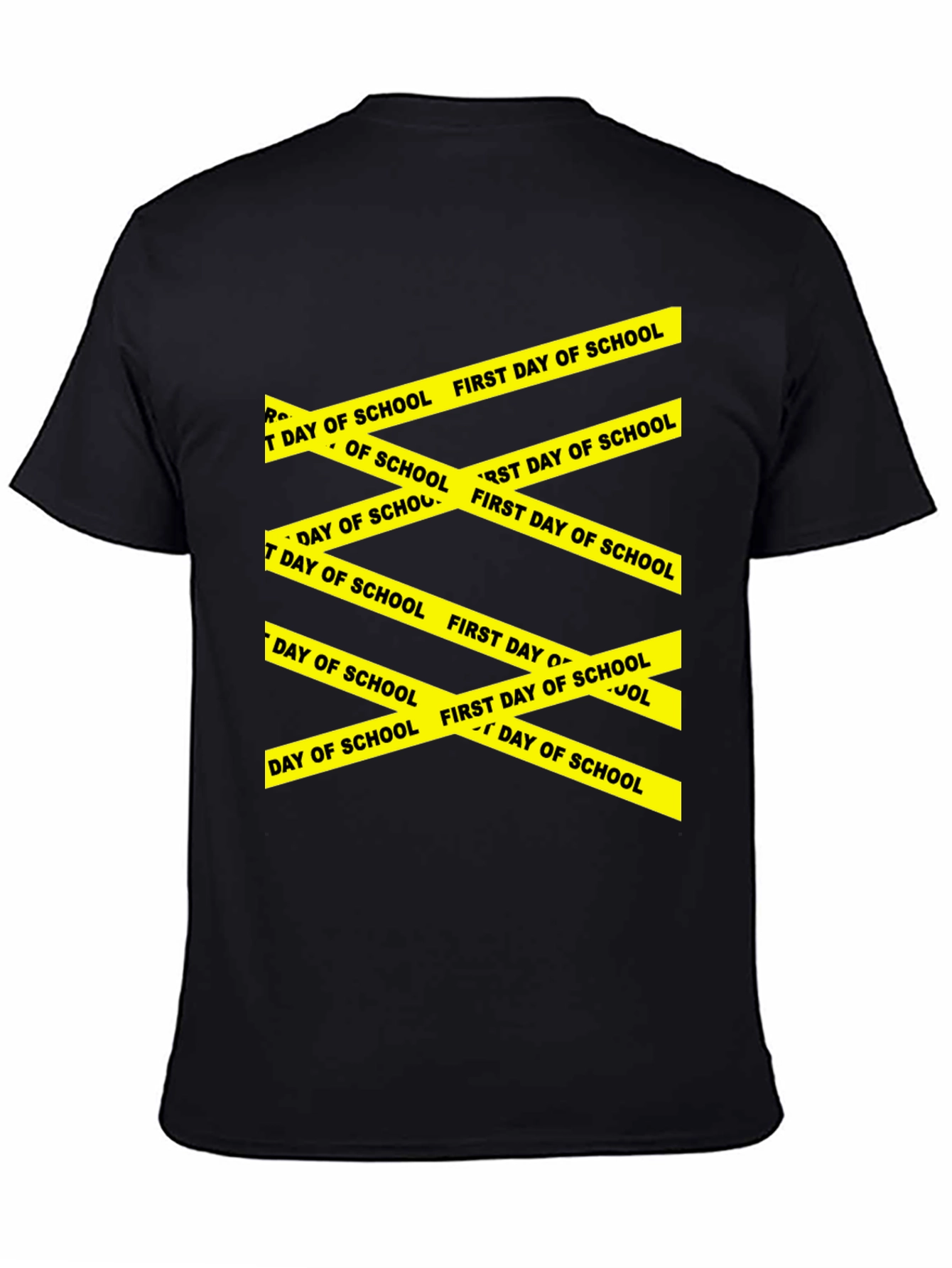 First Day of School Caution Tape T-Shirt