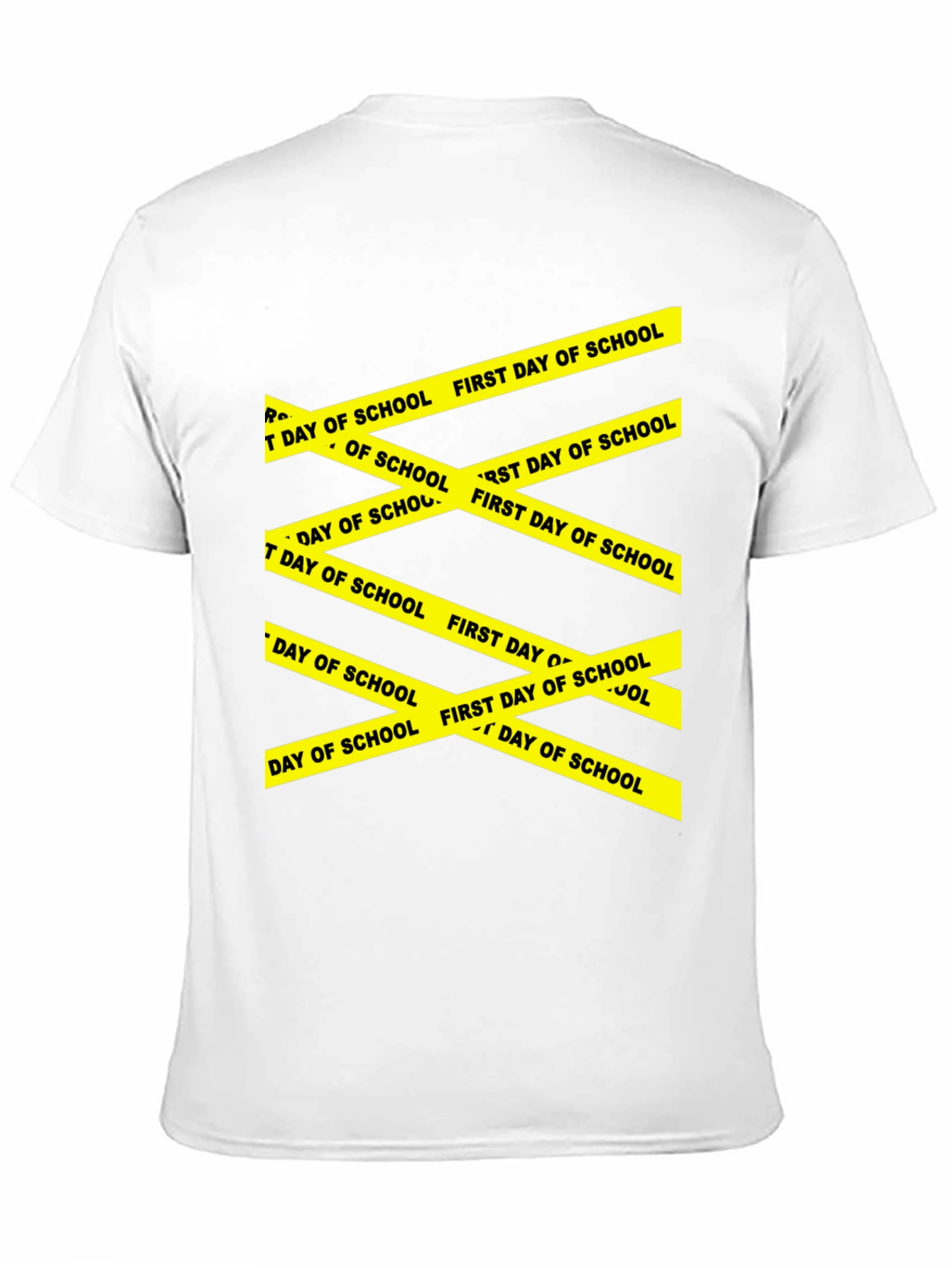 First Day of School Caution Tape T-Shirt
