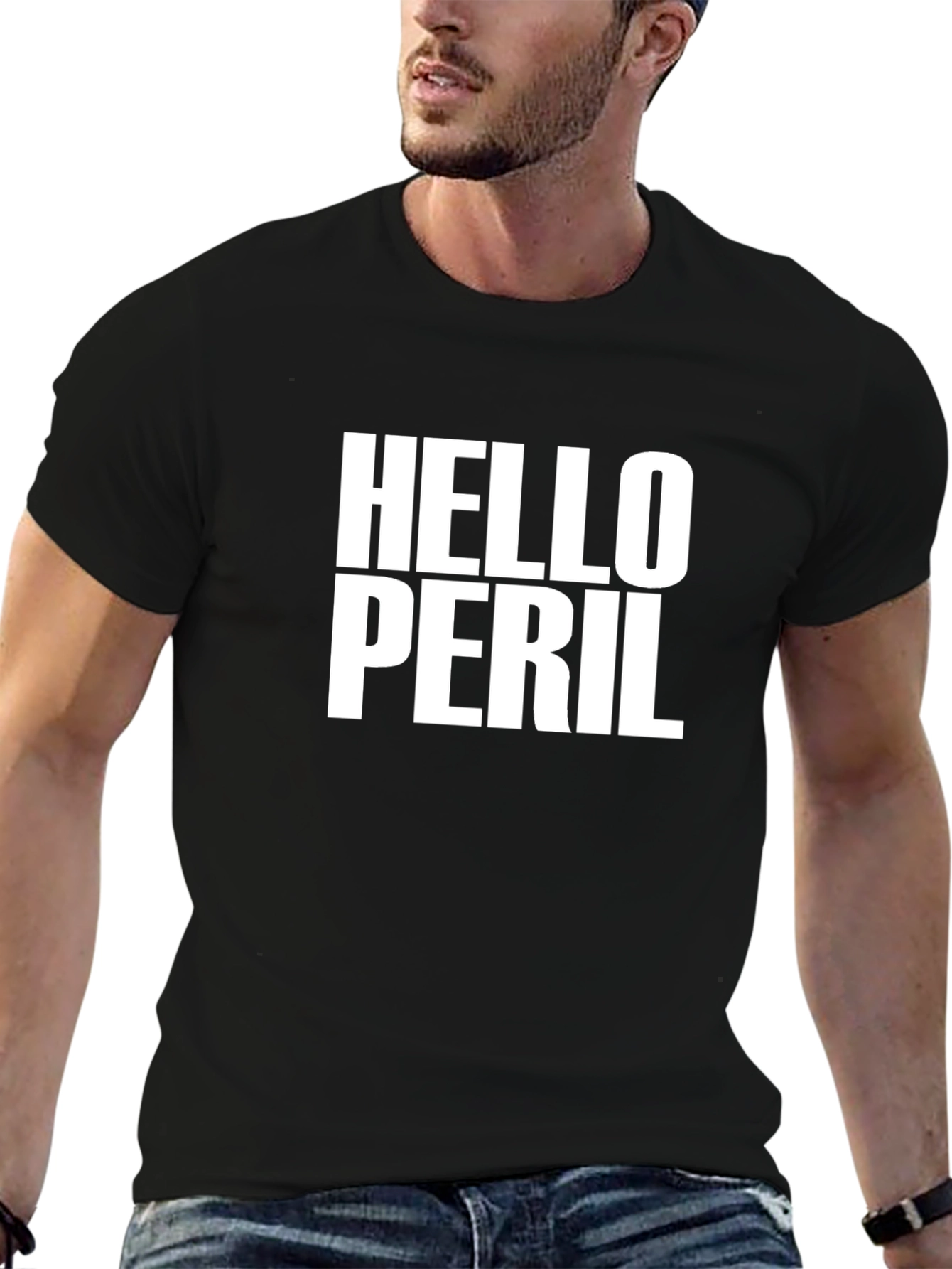 Hello Peril Black T-Shirt