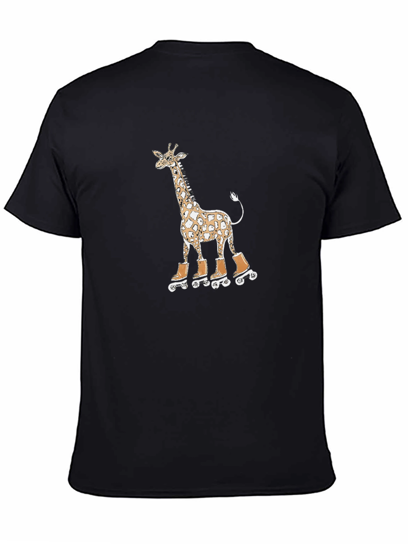 Giraffe on Roller Skates Graphic Tee