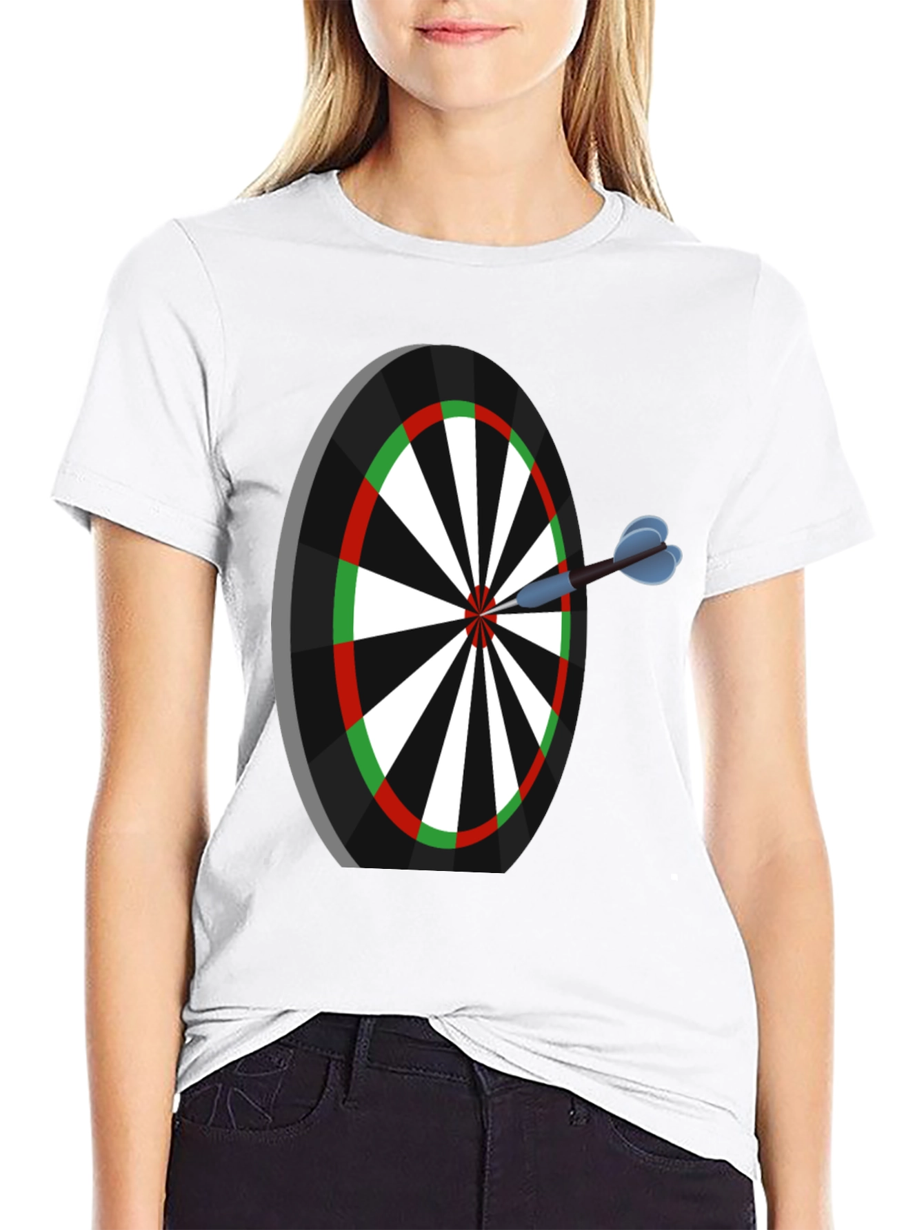 Dartboard T-Shirt - Bullseye Graphic Tee