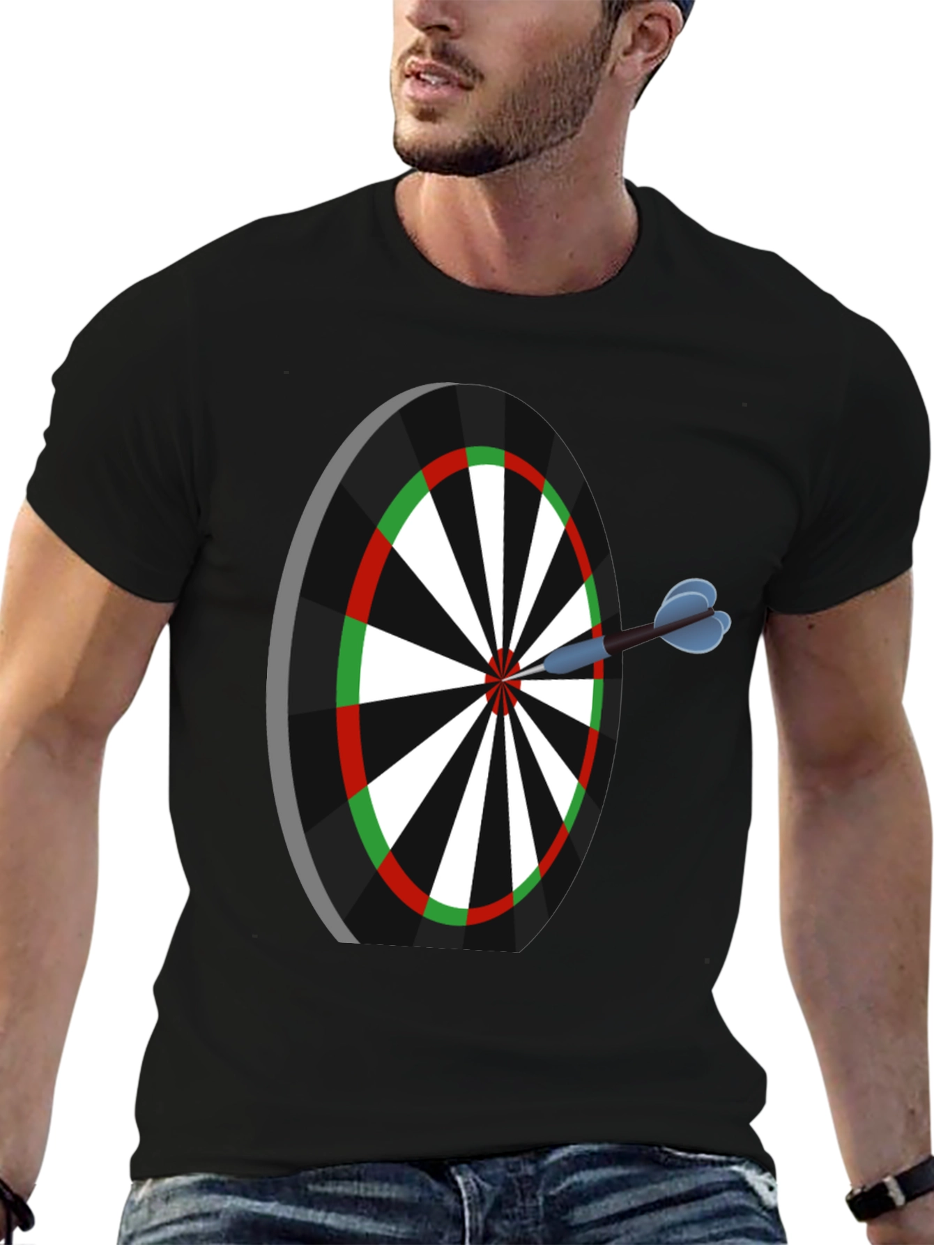 Dartboard T-Shirt - Bullseye Graphic Tee