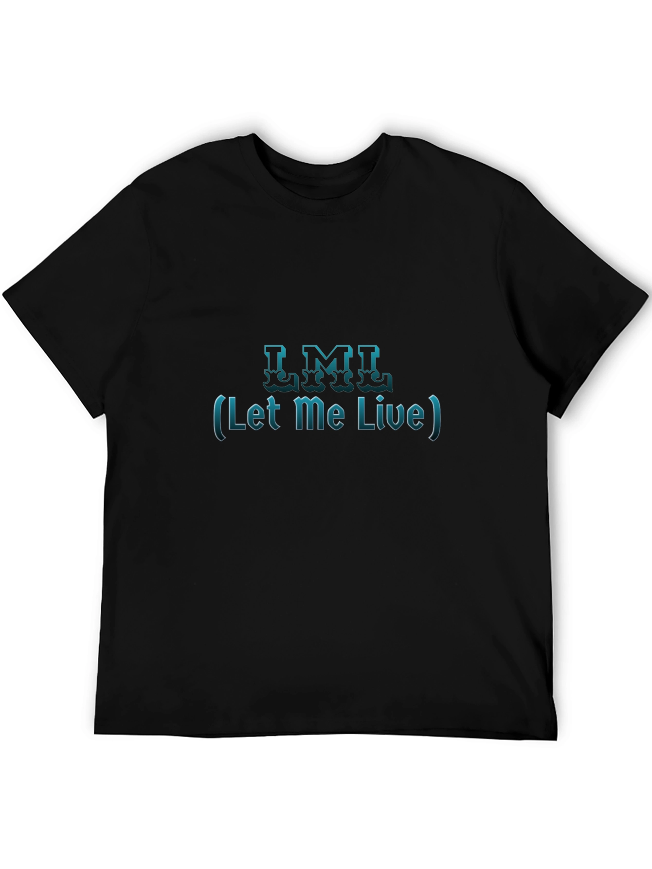 LML Let Me Live Black T-Shirt