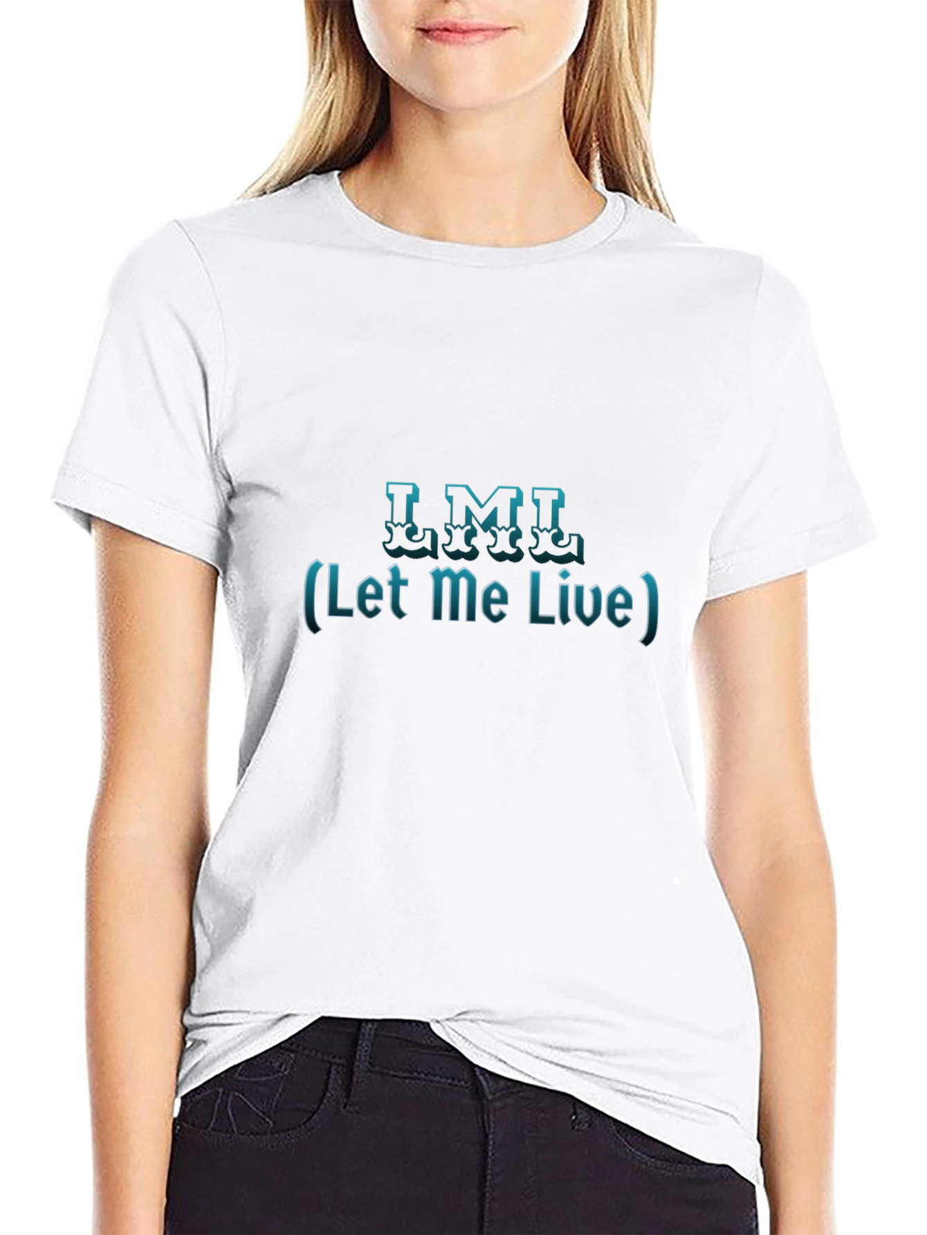 LML Let Me Live Black T-Shirt
