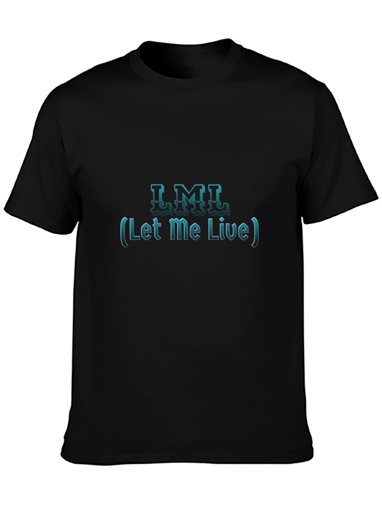 LML Let Me Live Black T-Shirt