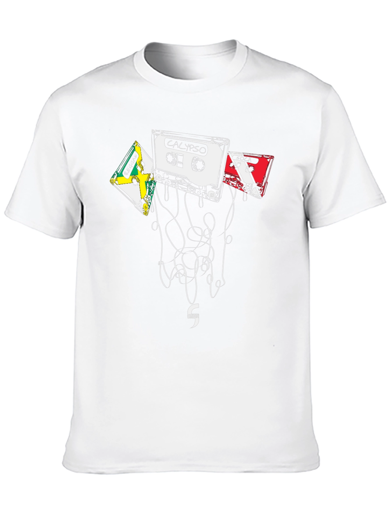 Calypso Cassette Tape Graphic Tee - Retro Music Vibes