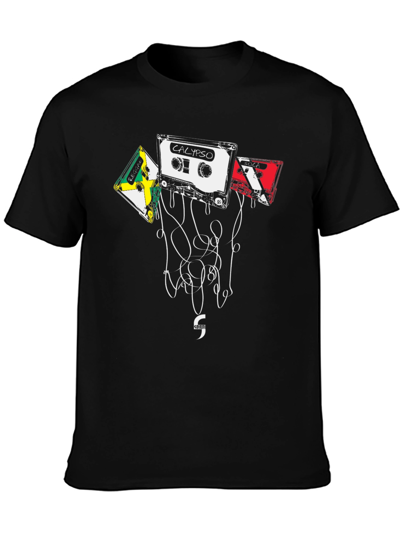 Calypso Cassette Tape Graphic Tee - Retro Music Vibes