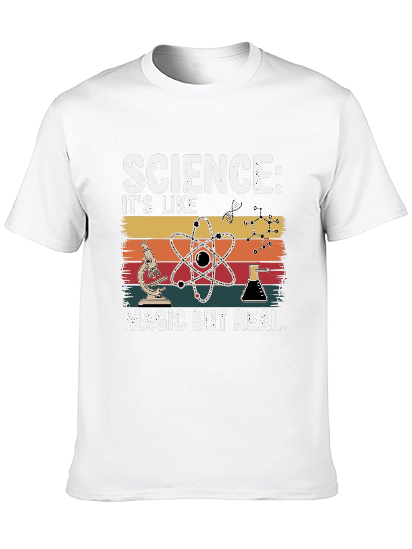 Science: Its Like Magic But Real Black T-Shirt