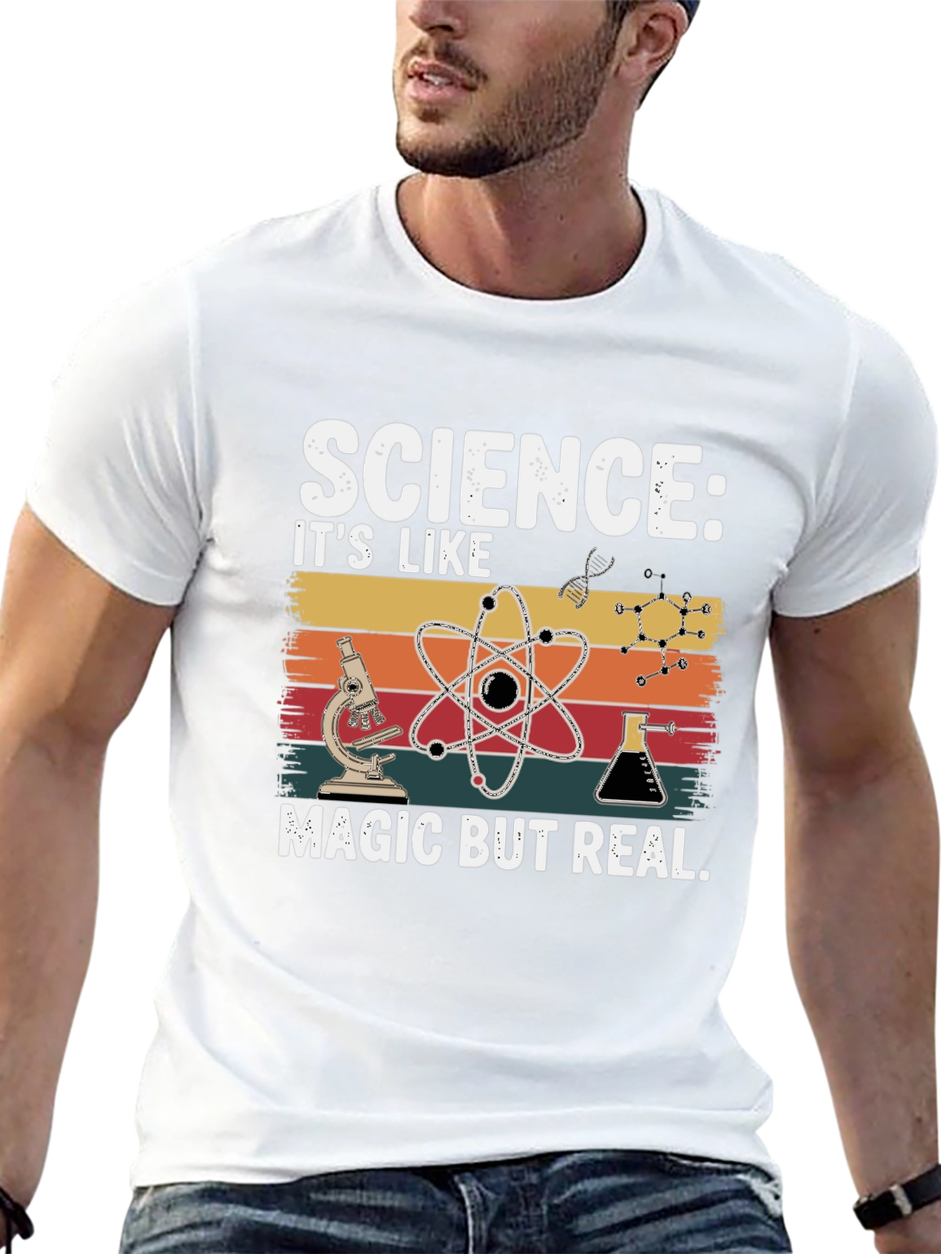 Science: Its Like Magic But Real Black T-Shirt