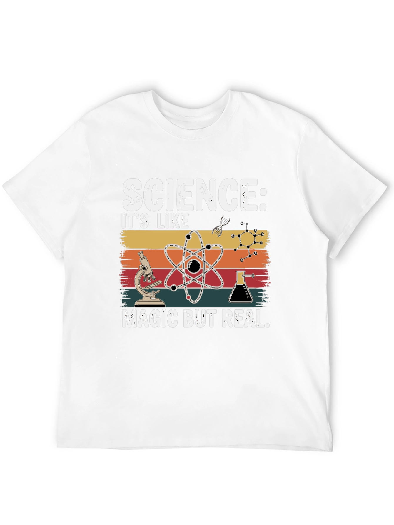 Science: Its Like Magic But Real Black T-Shirt