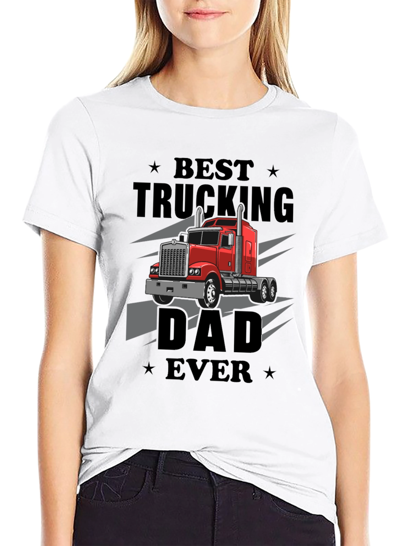 Best Trucking Dad Ever T-Shirt