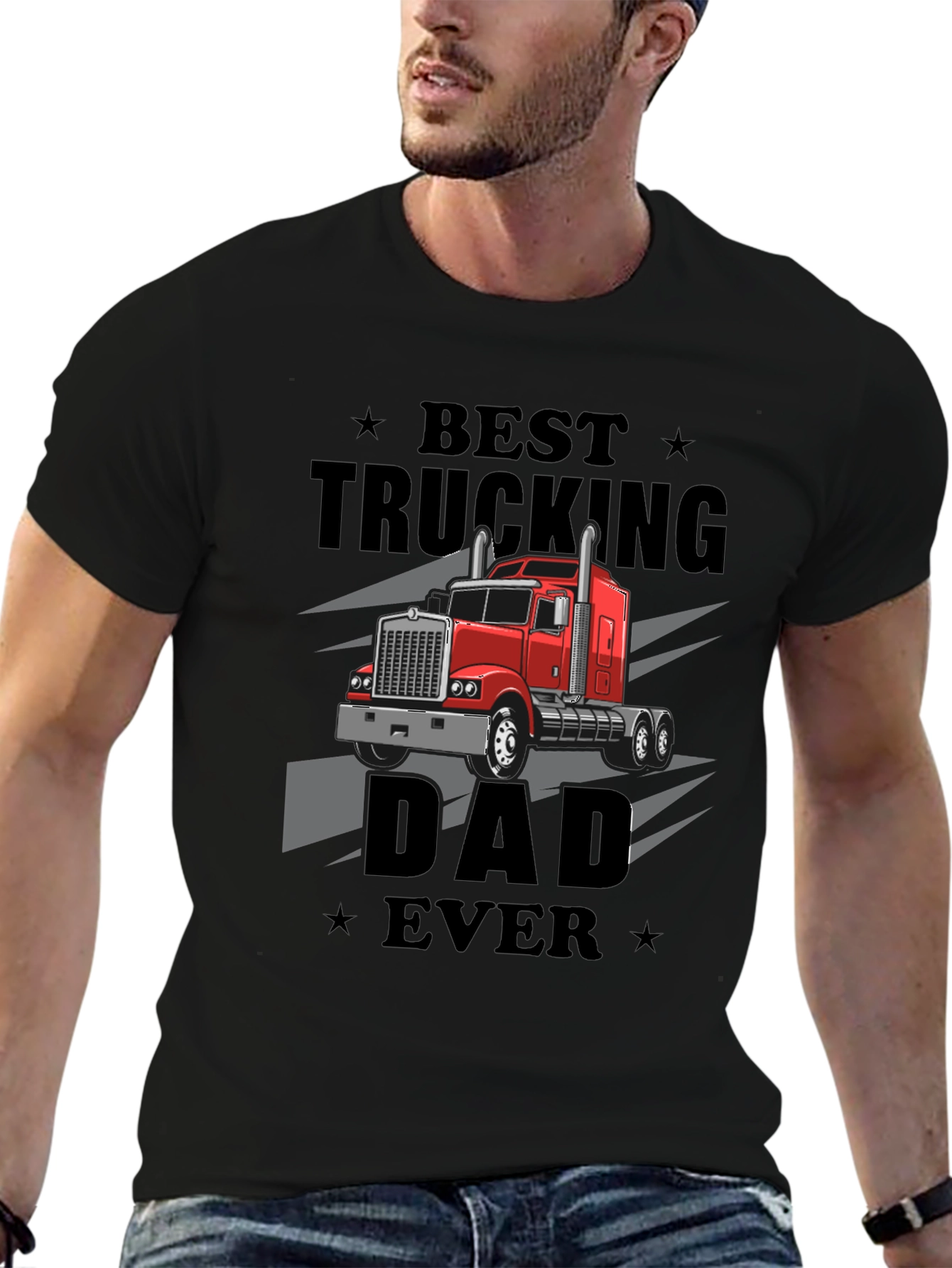 Best Trucking Dad Ever T-Shirt