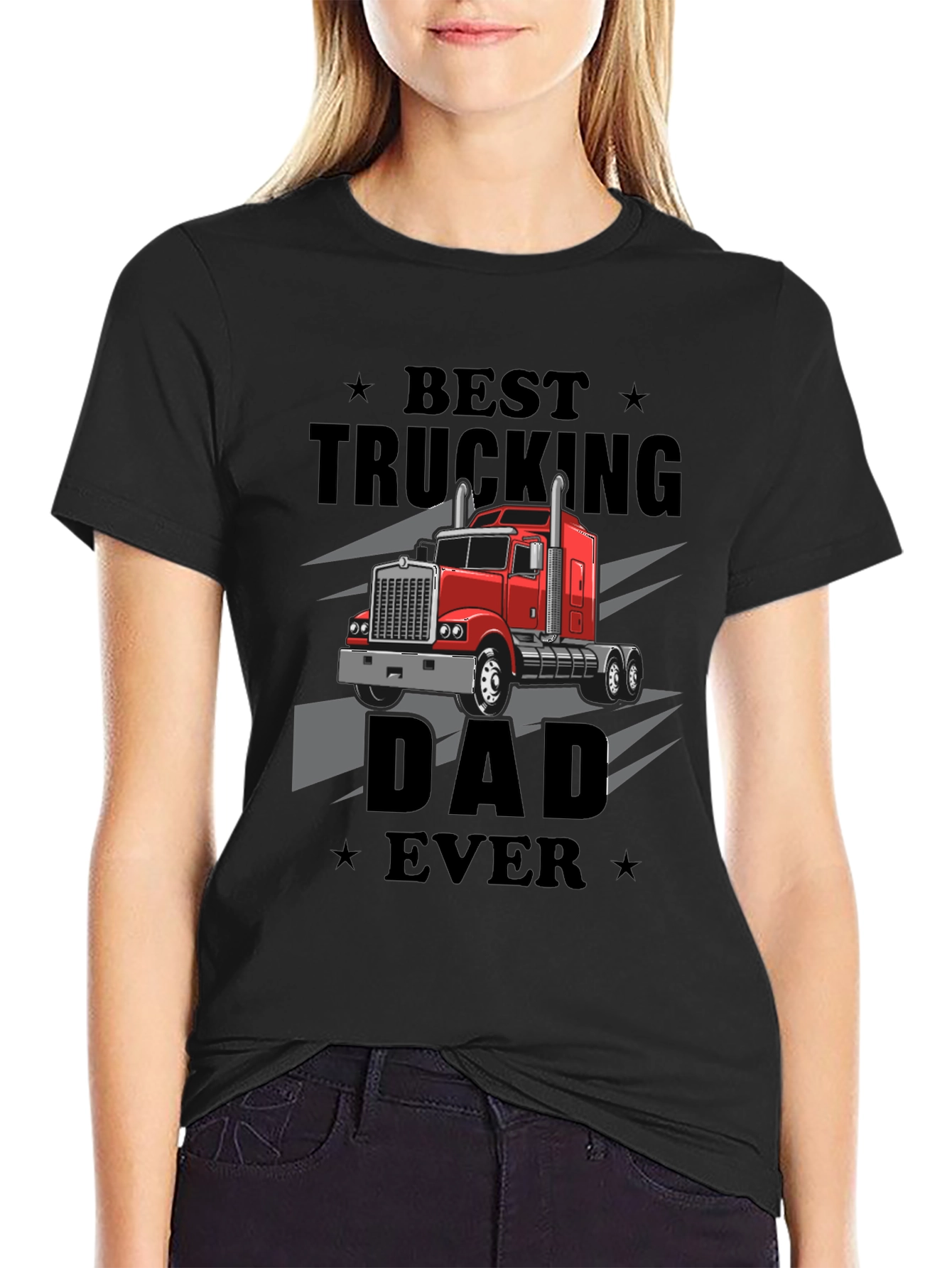 Best Trucking Dad Ever T-Shirt