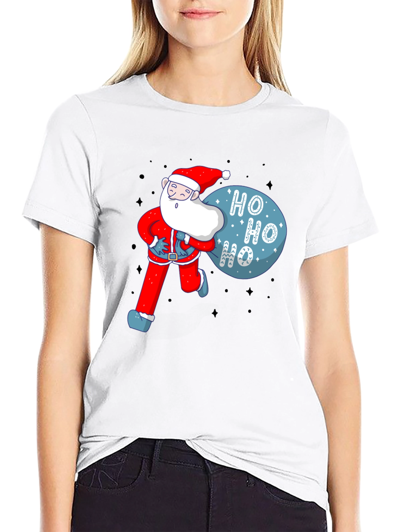 Santa Ho Ho Ho Graphic Tee