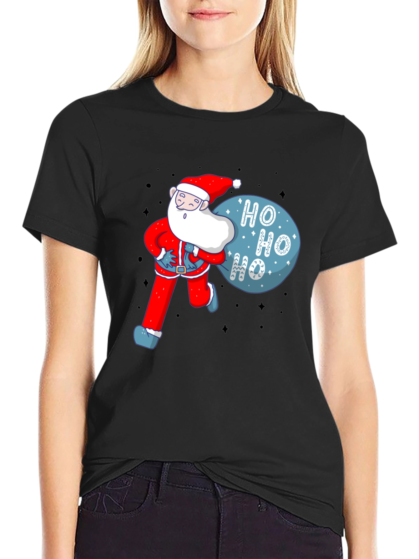 Santa Ho Ho Ho Graphic Tee