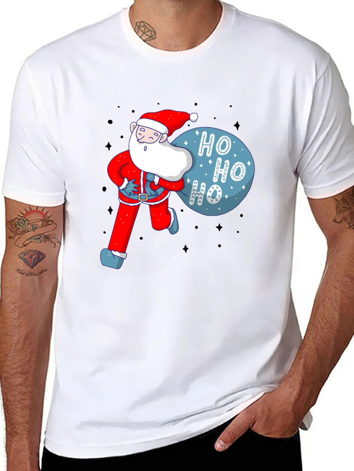 Santa Ho Ho Ho Graphic Tee