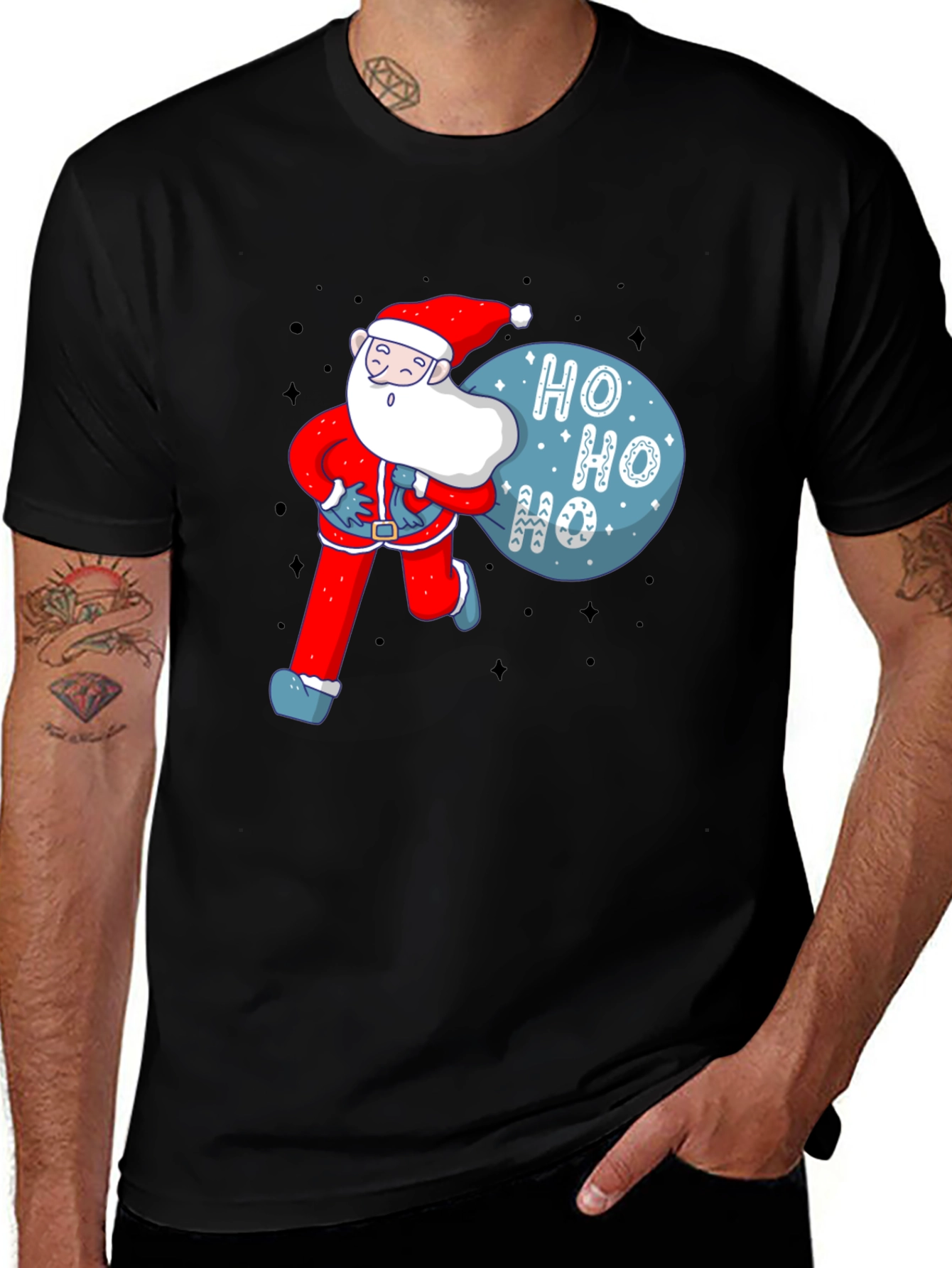 Santa Ho Ho Ho Graphic Tee