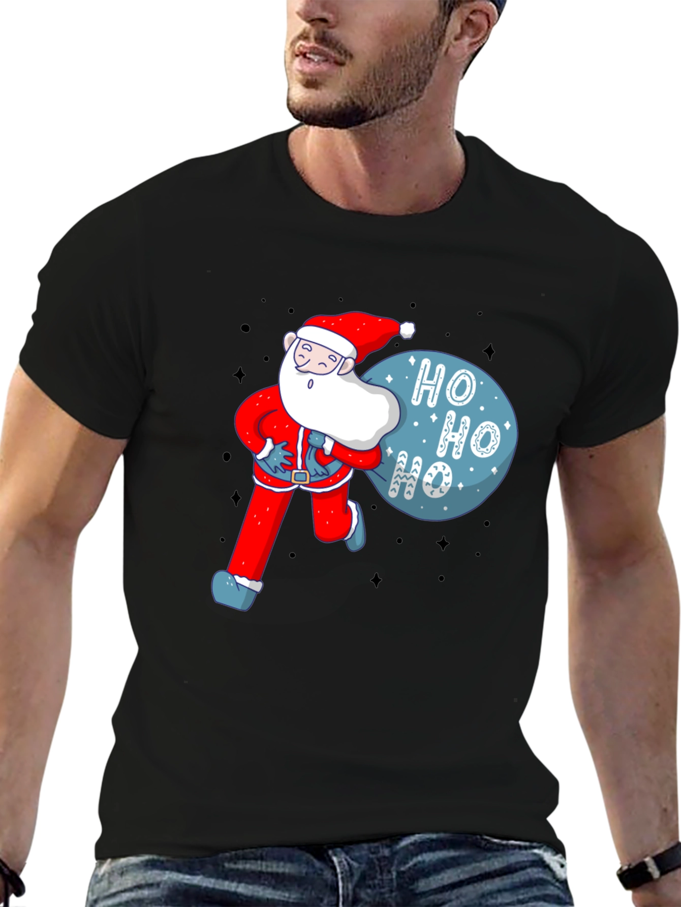 Santa Ho Ho Ho Graphic Tee