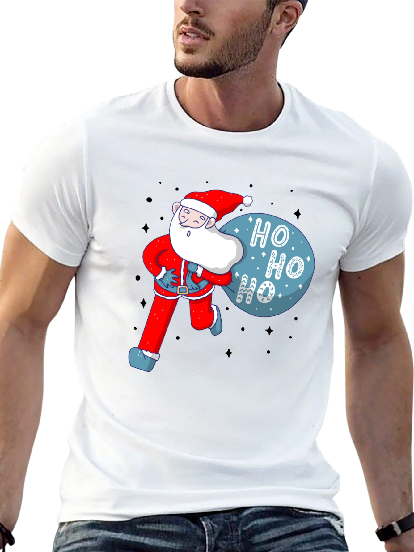 Santa Ho Ho Ho Graphic Tee