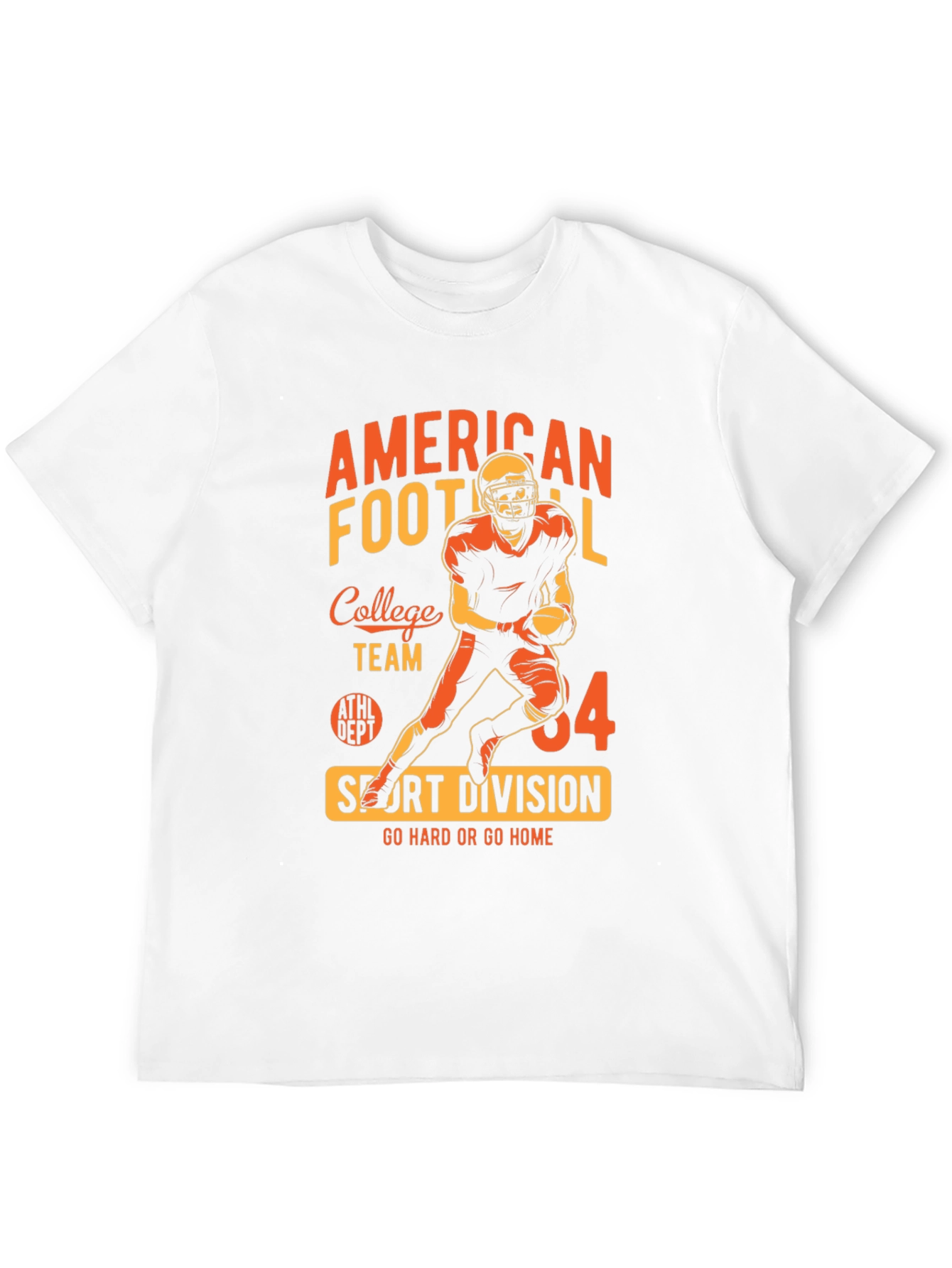 American Football Graphic Black T-Shirt