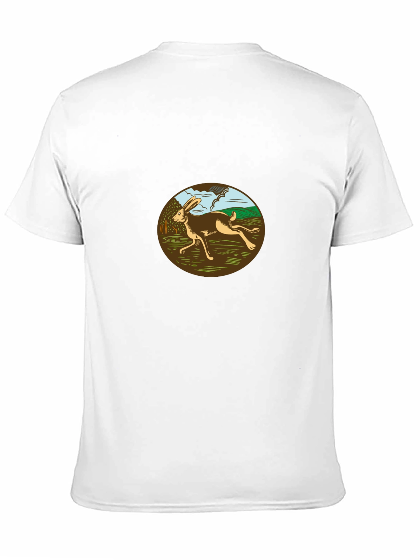 Running Hare Graphic Tee - Black