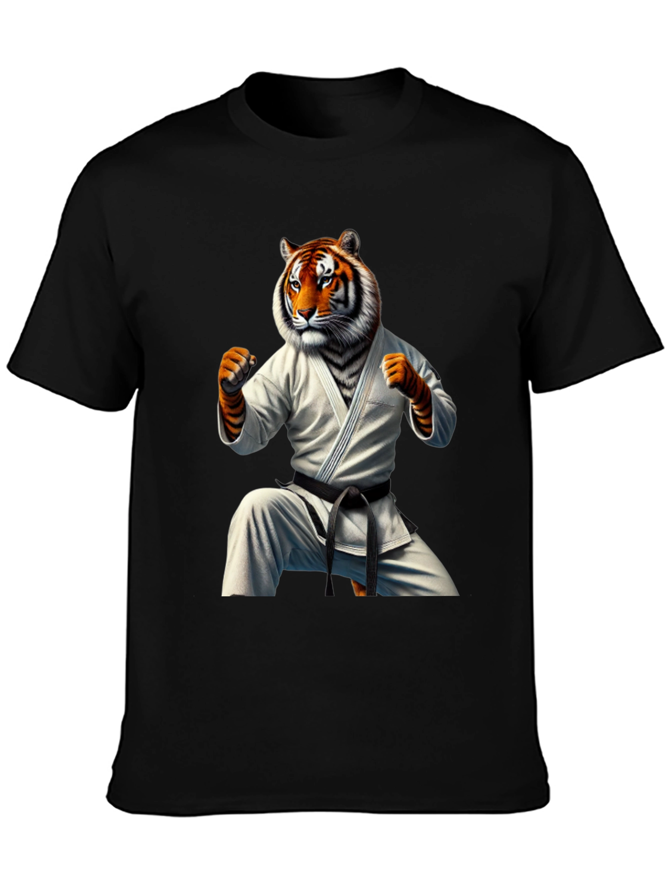 Tiger Karate Black T-Shirt