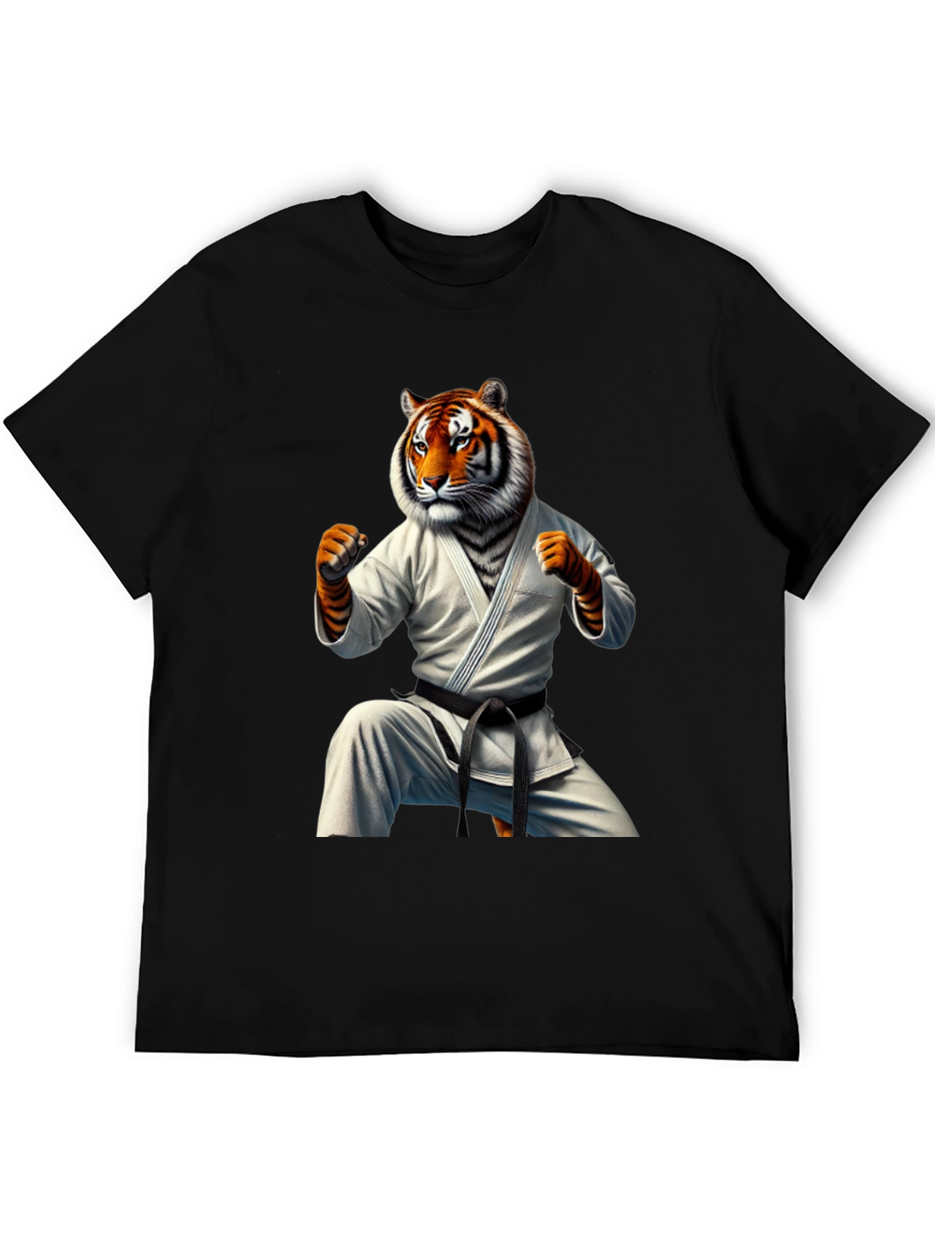 Tiger Karate Black T-Shirt