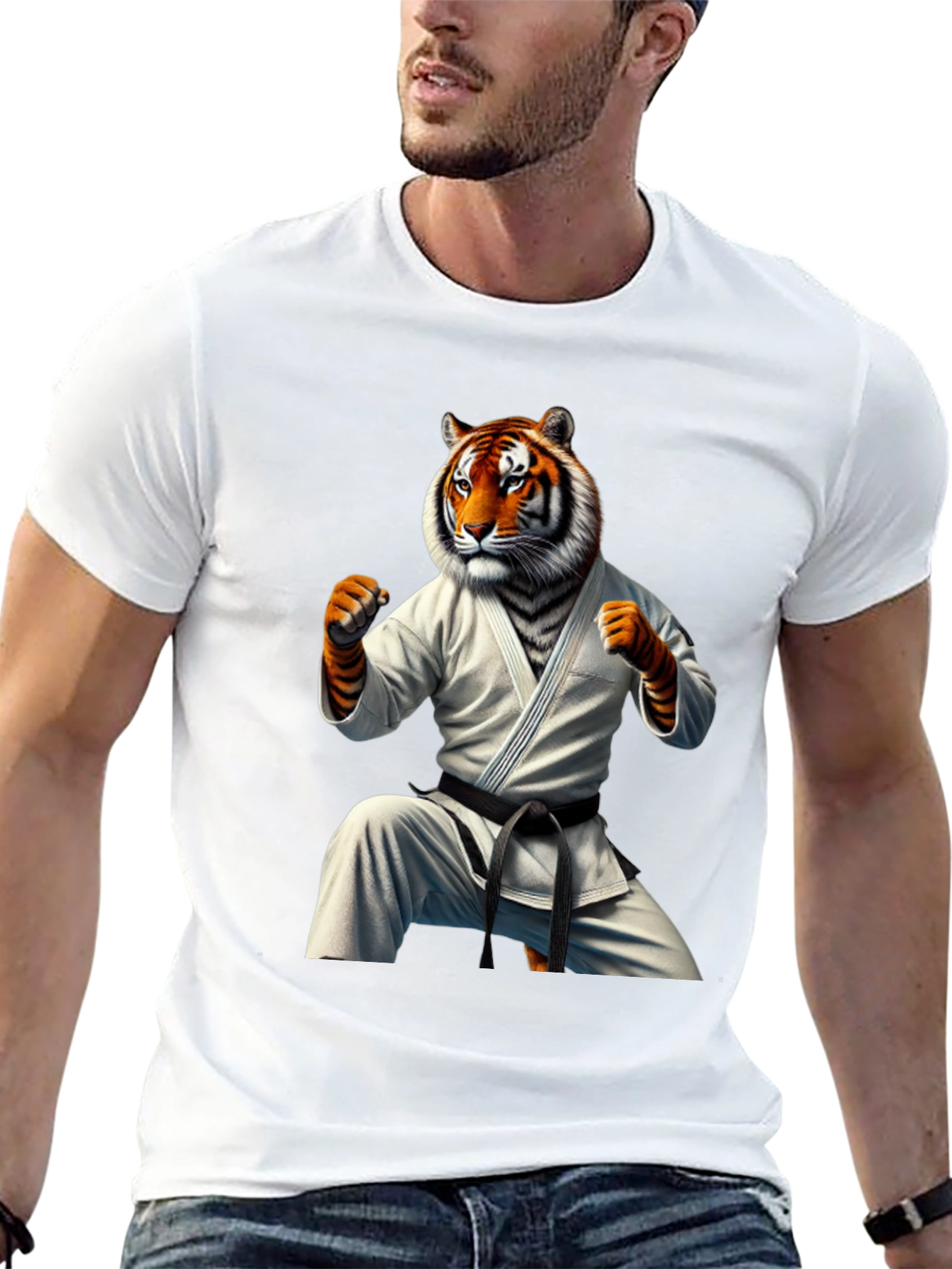 Tiger Karate Black T-Shirt