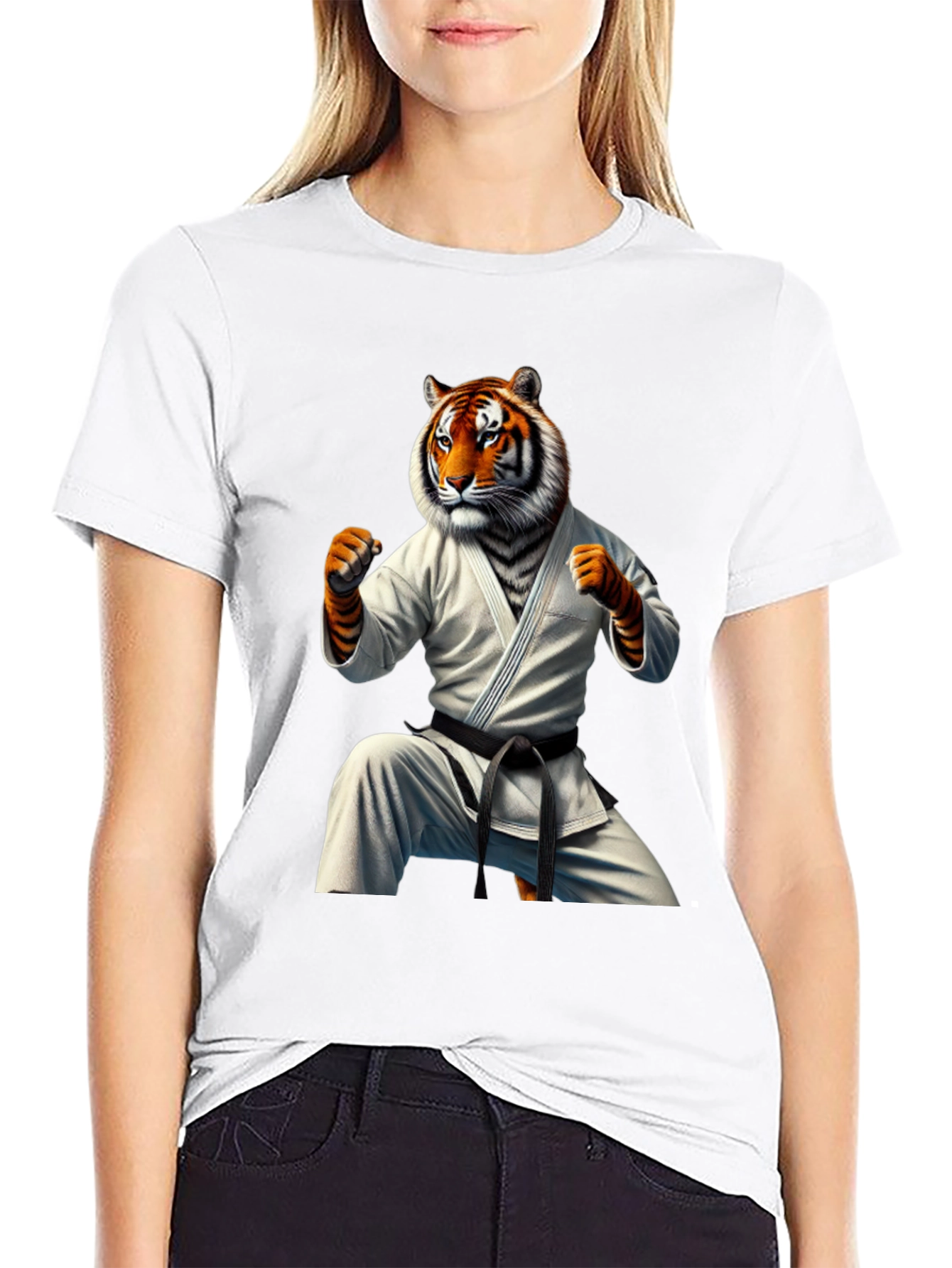 Tiger Karate Black T-Shirt