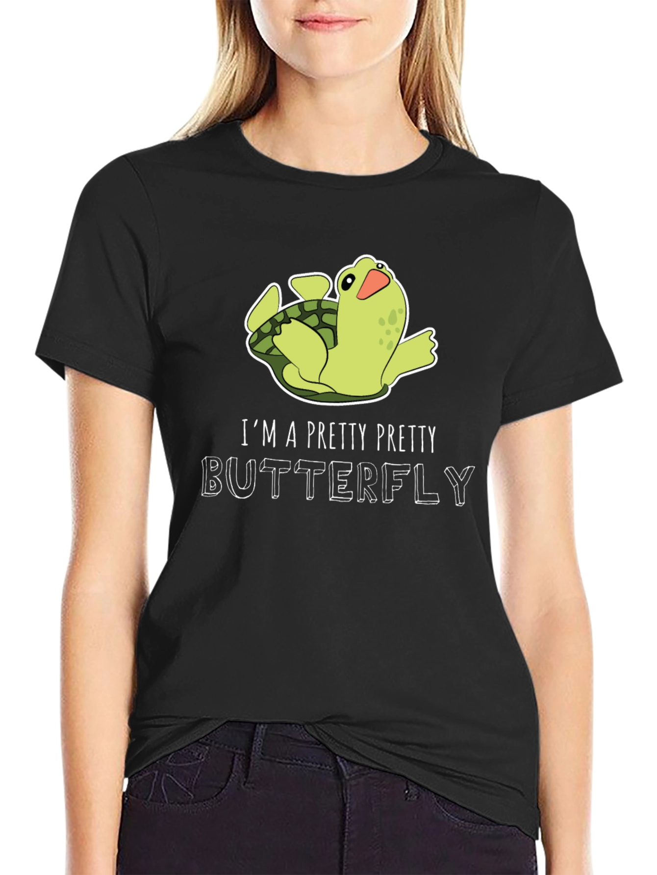 Funny Turtle Butterfly T-Shirt