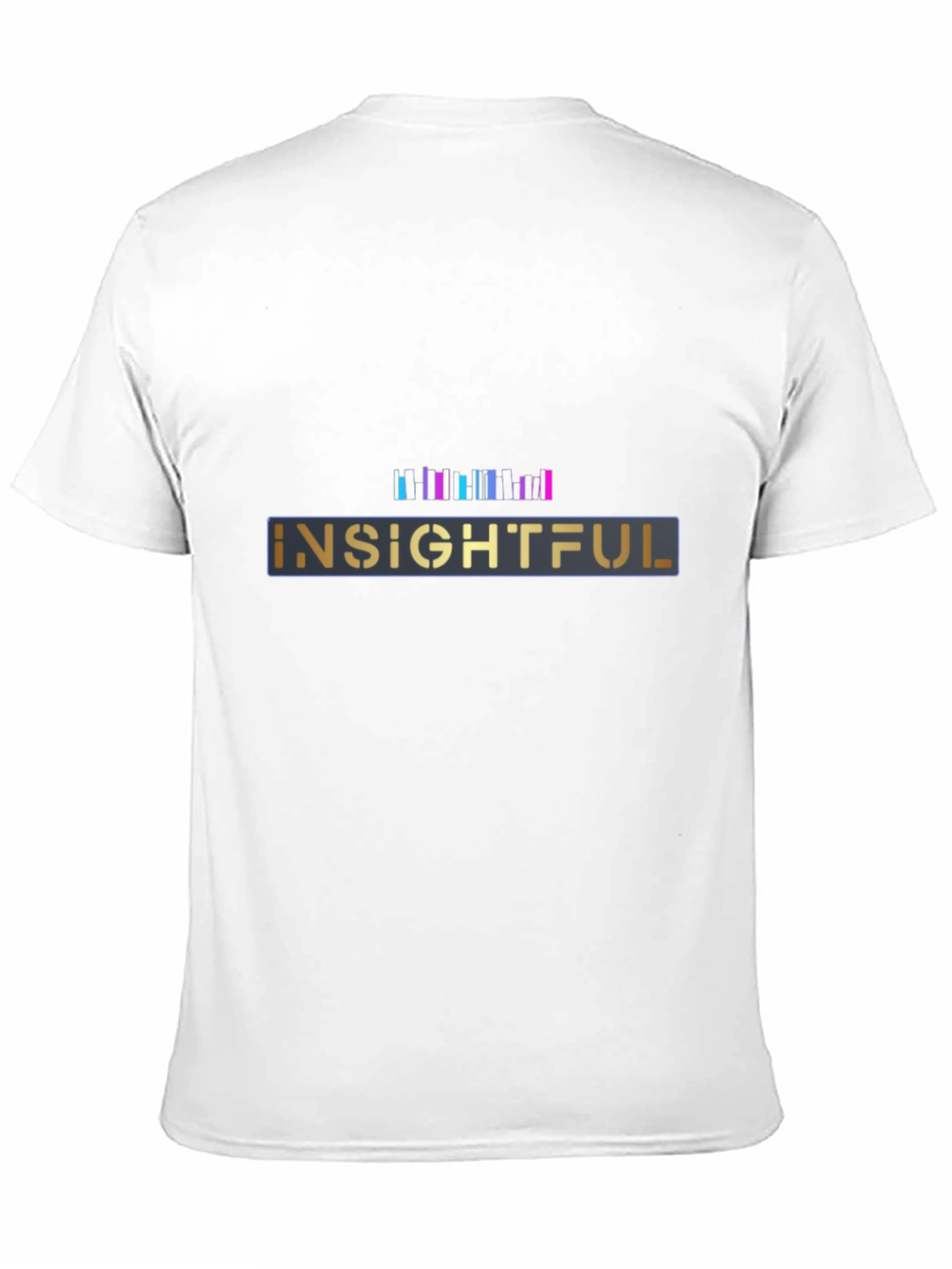 Insightful Graphic Tee - Black Casual T-Shirt