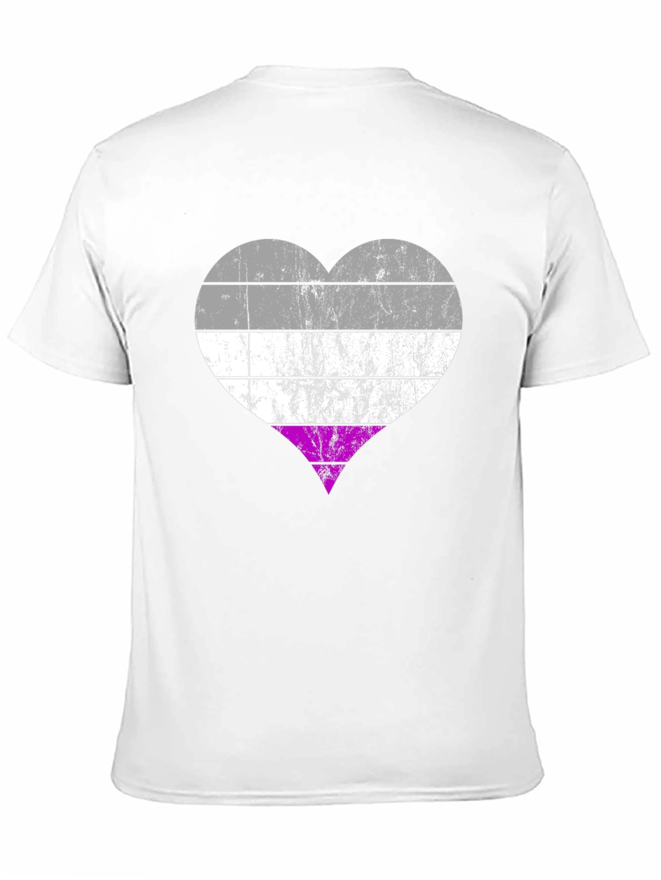 Asexual Pride Heart T-Shirt