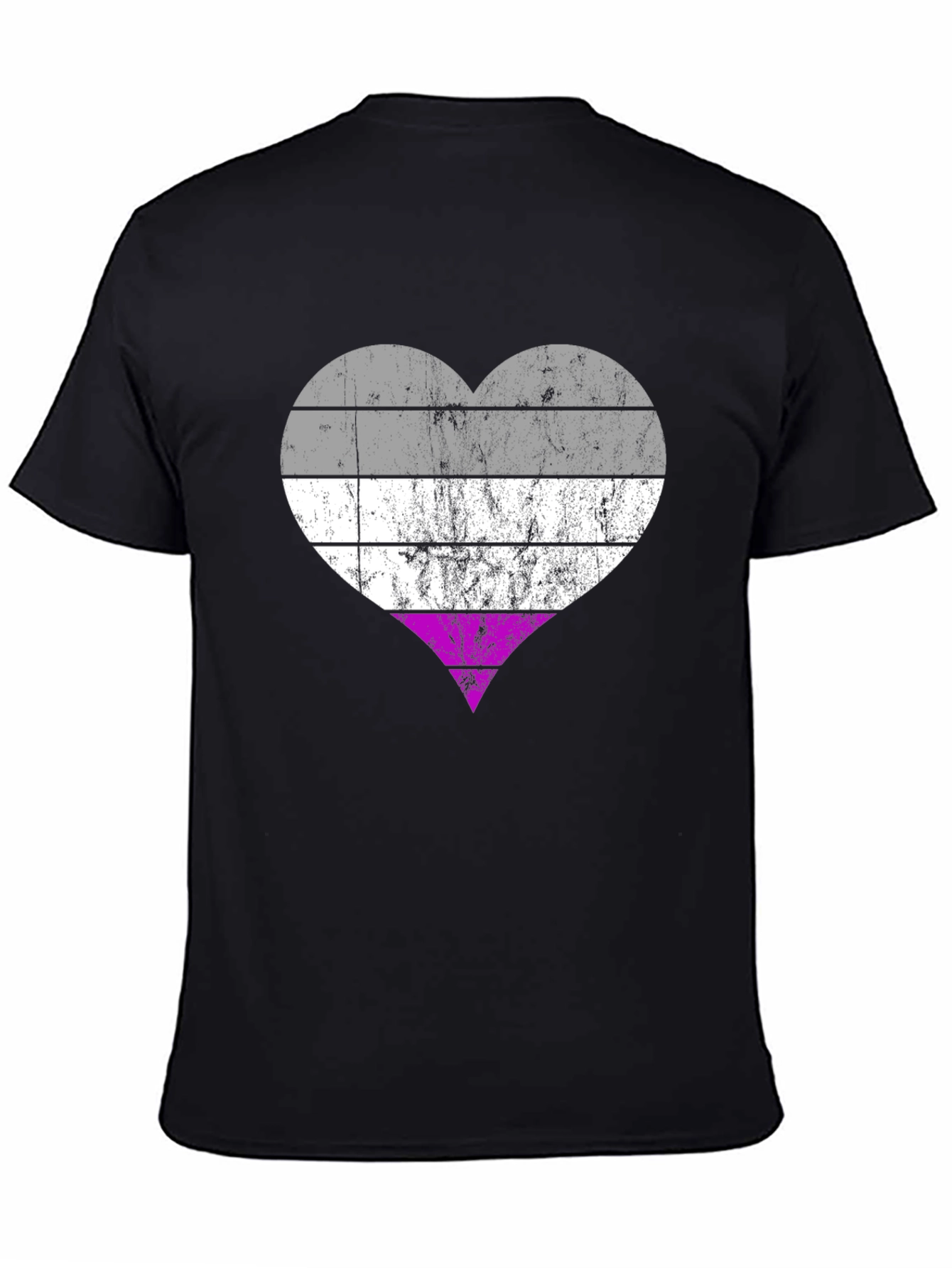 Asexual Pride Heart T-Shirt