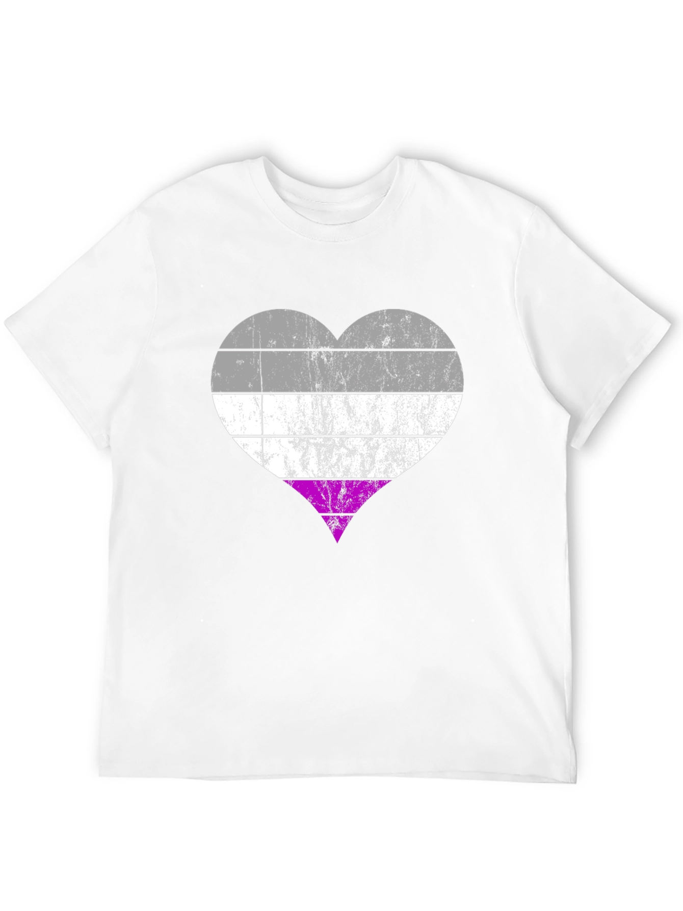Asexual Pride Heart T-Shirt