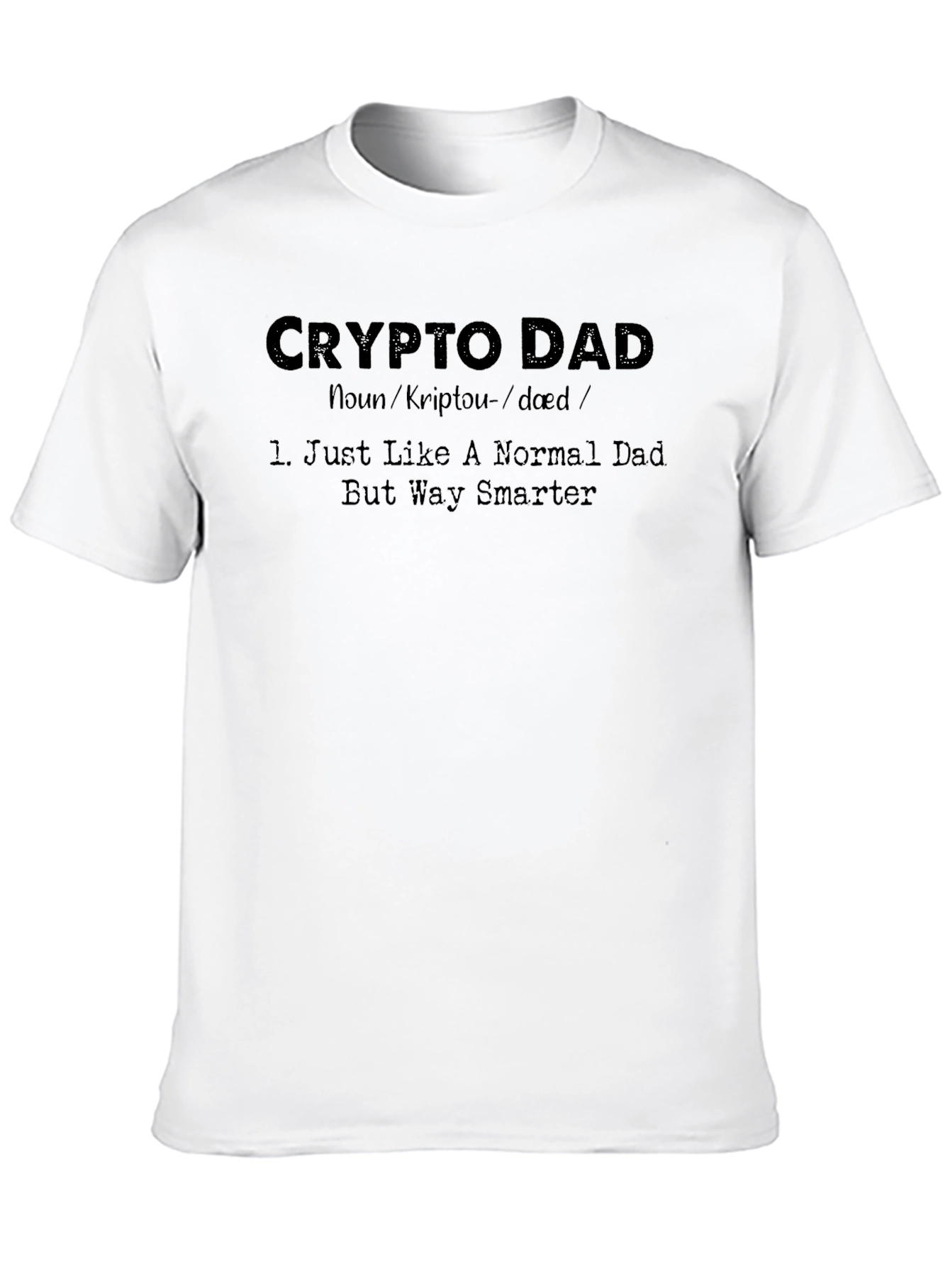 Crypto Dad T-Shirt - Smart & Stylish Gift
