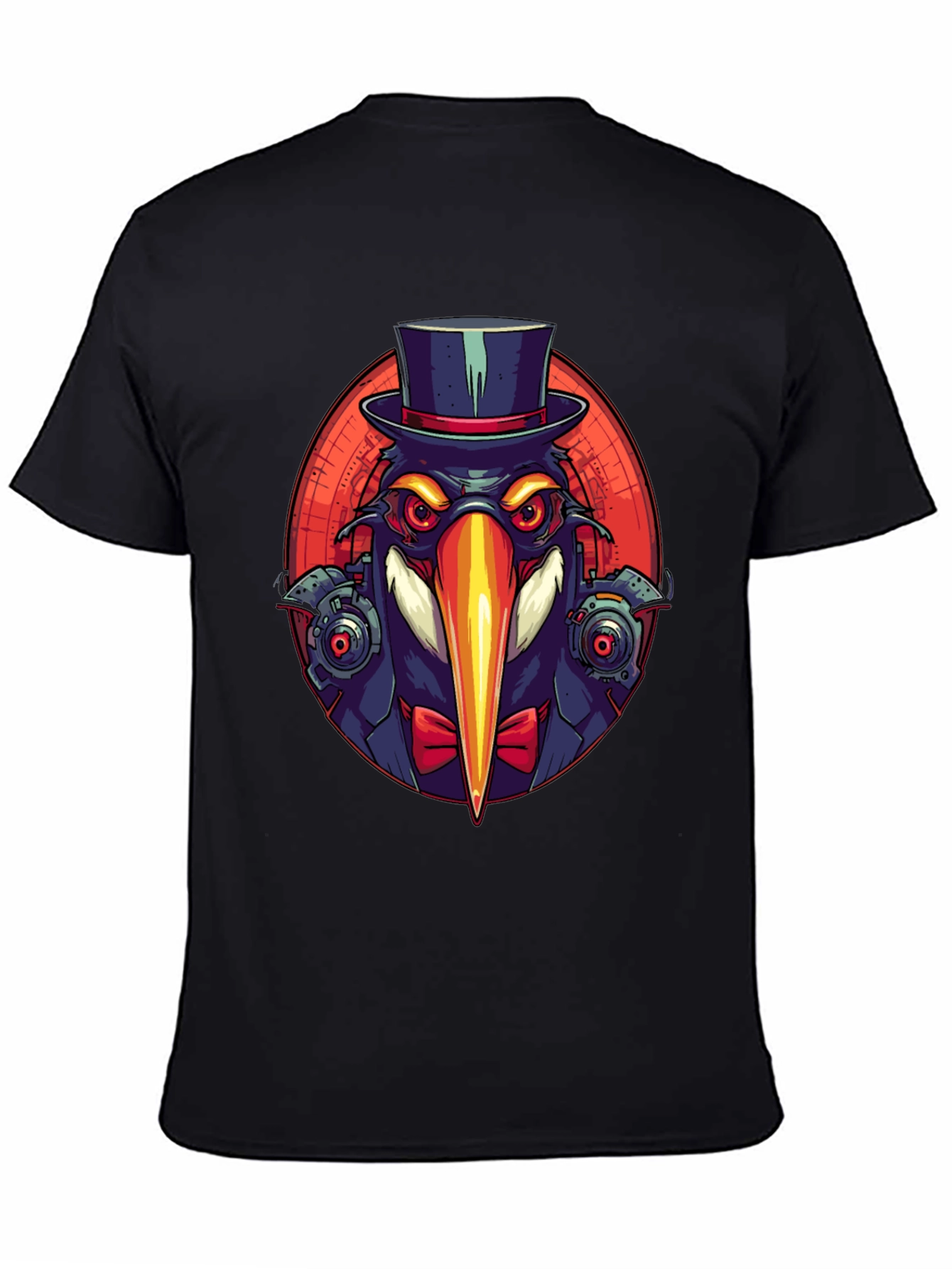 Steampunk Bird T-Shirt - Unique Graphic Tee