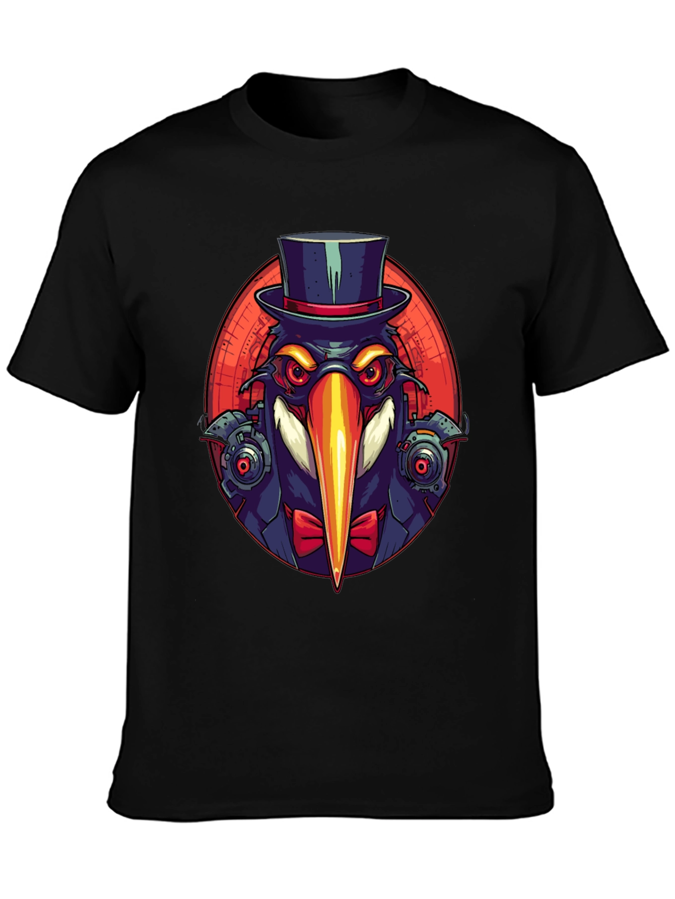 Steampunk Bird T-Shirt - Unique Graphic Tee