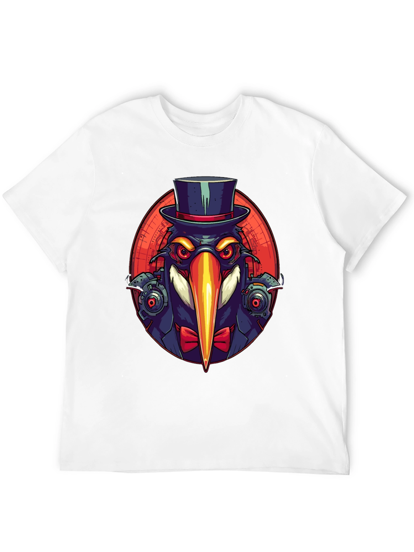 Steampunk Bird T-Shirt - Unique Graphic Tee