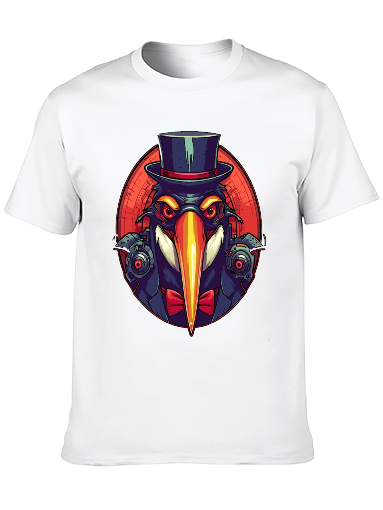 Steampunk Bird T-Shirt - Unique Graphic Tee