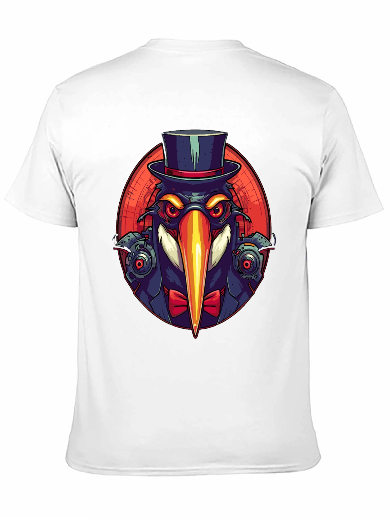 Steampunk Bird T-Shirt - Unique Graphic Tee
