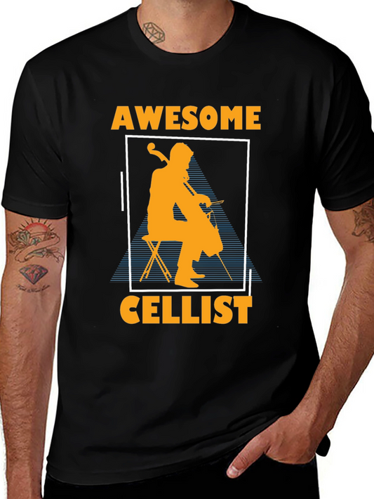 Awesome Cellist T-Shirt - Music Lover Tee