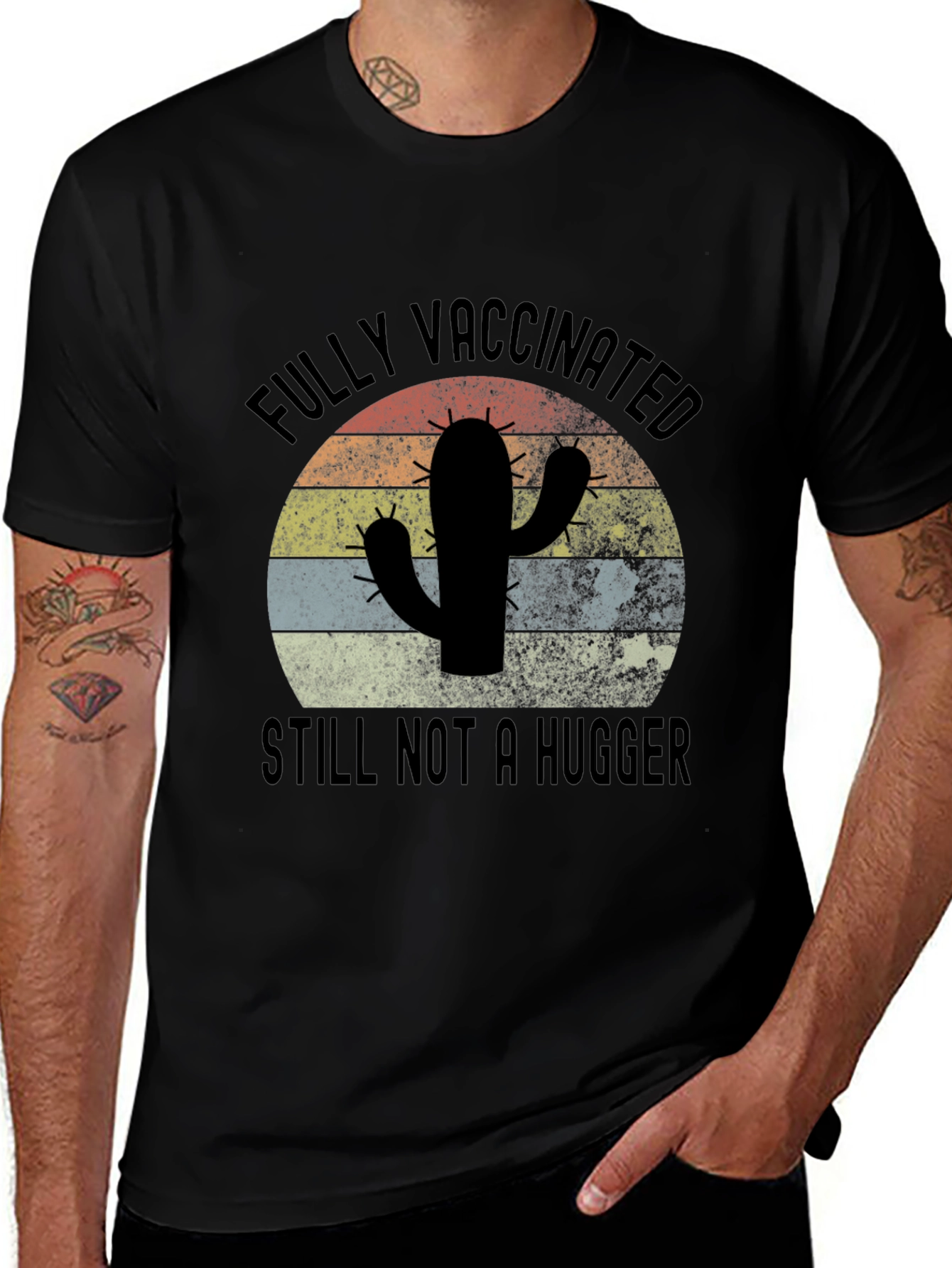 Fully Vaccinated Still Not a Hugger T-Shirt