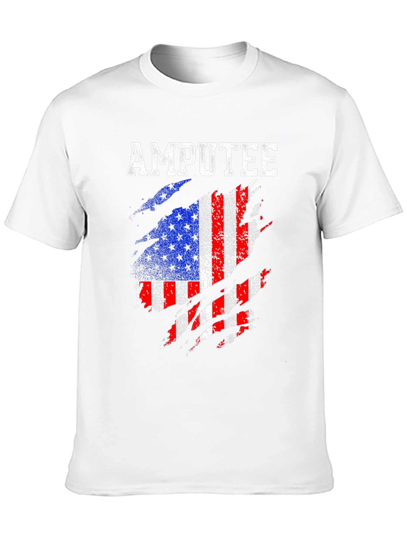 Amputee American Flag T-Shirt - Patriotic Support Tee
