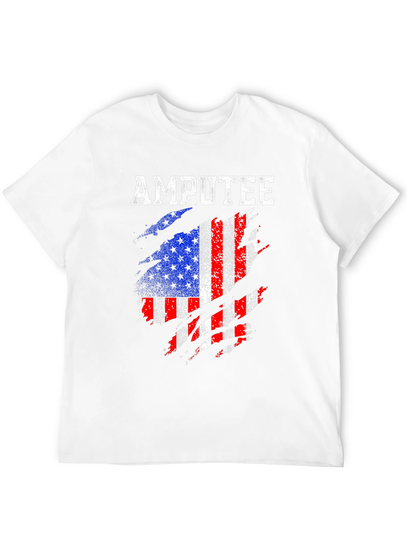 Amputee American Flag T-Shirt - Patriotic Support Tee